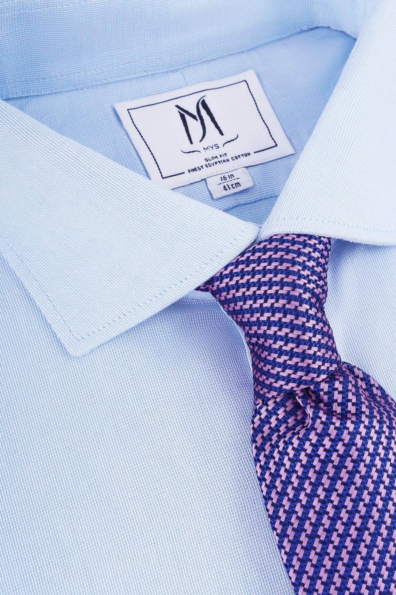 Blue Filafil Shirt - Slim Fit