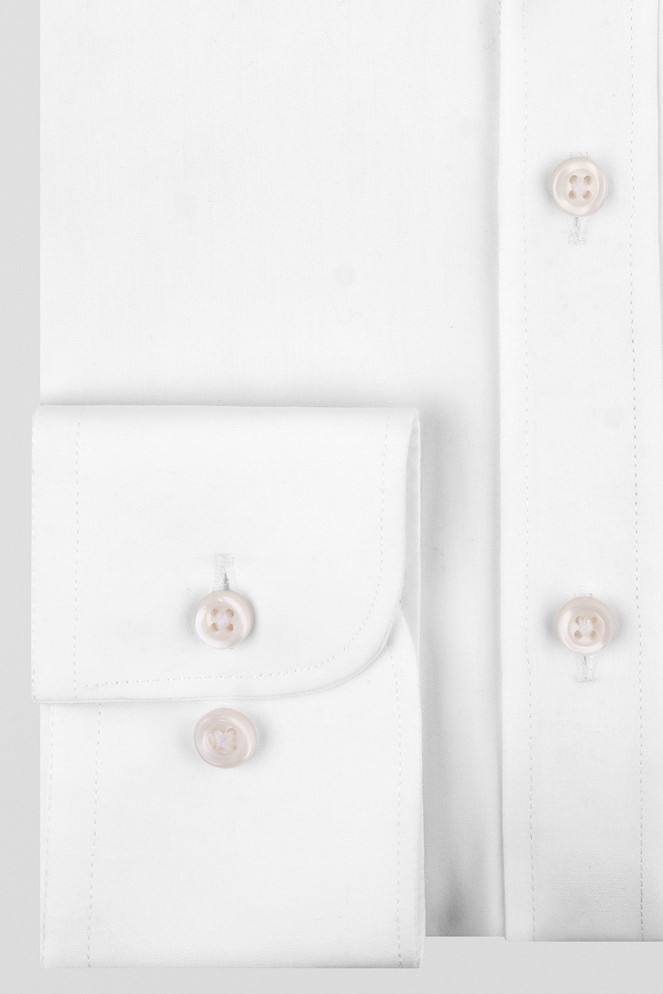 White Poplin Shirt - Regular Fit