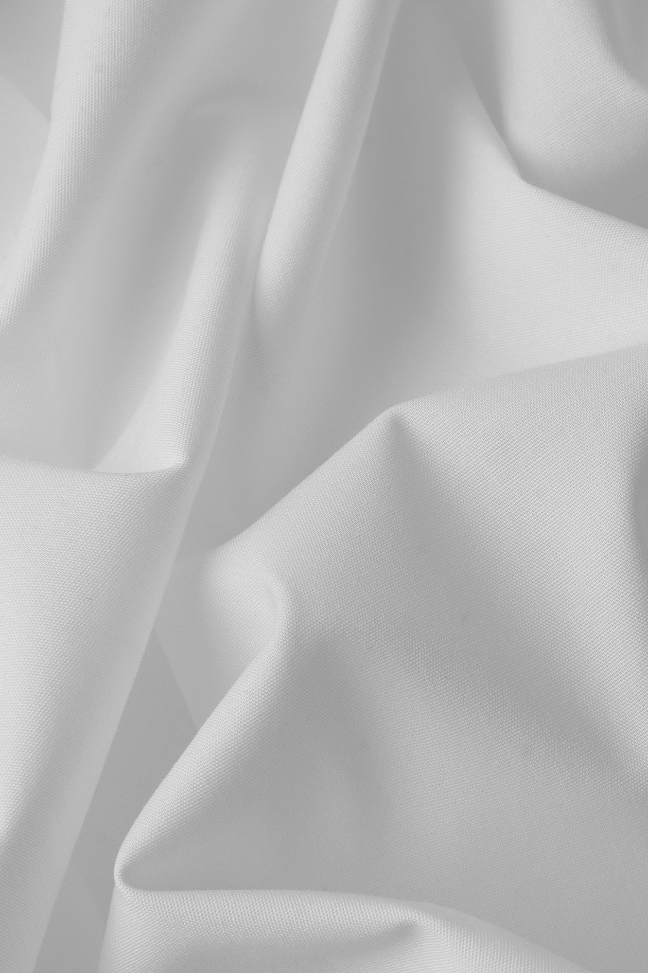 White Poplin Stretch Shirt - Slim Fit