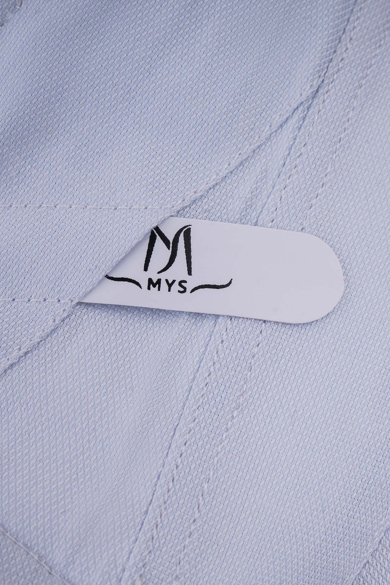 Light Blue Dobby Shirt - Slim Fit