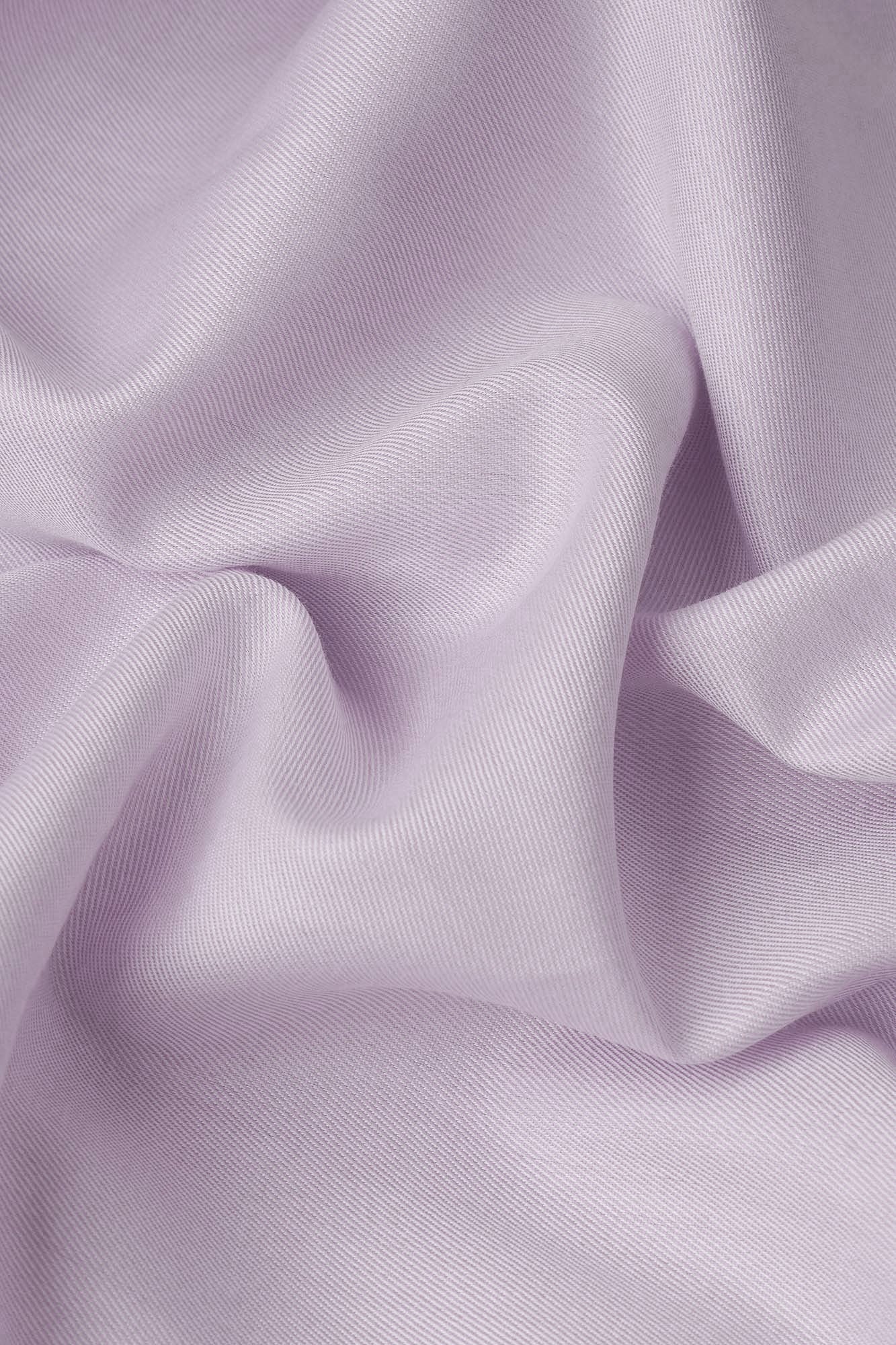 Light Purple Twill Shirt - Slim Fit