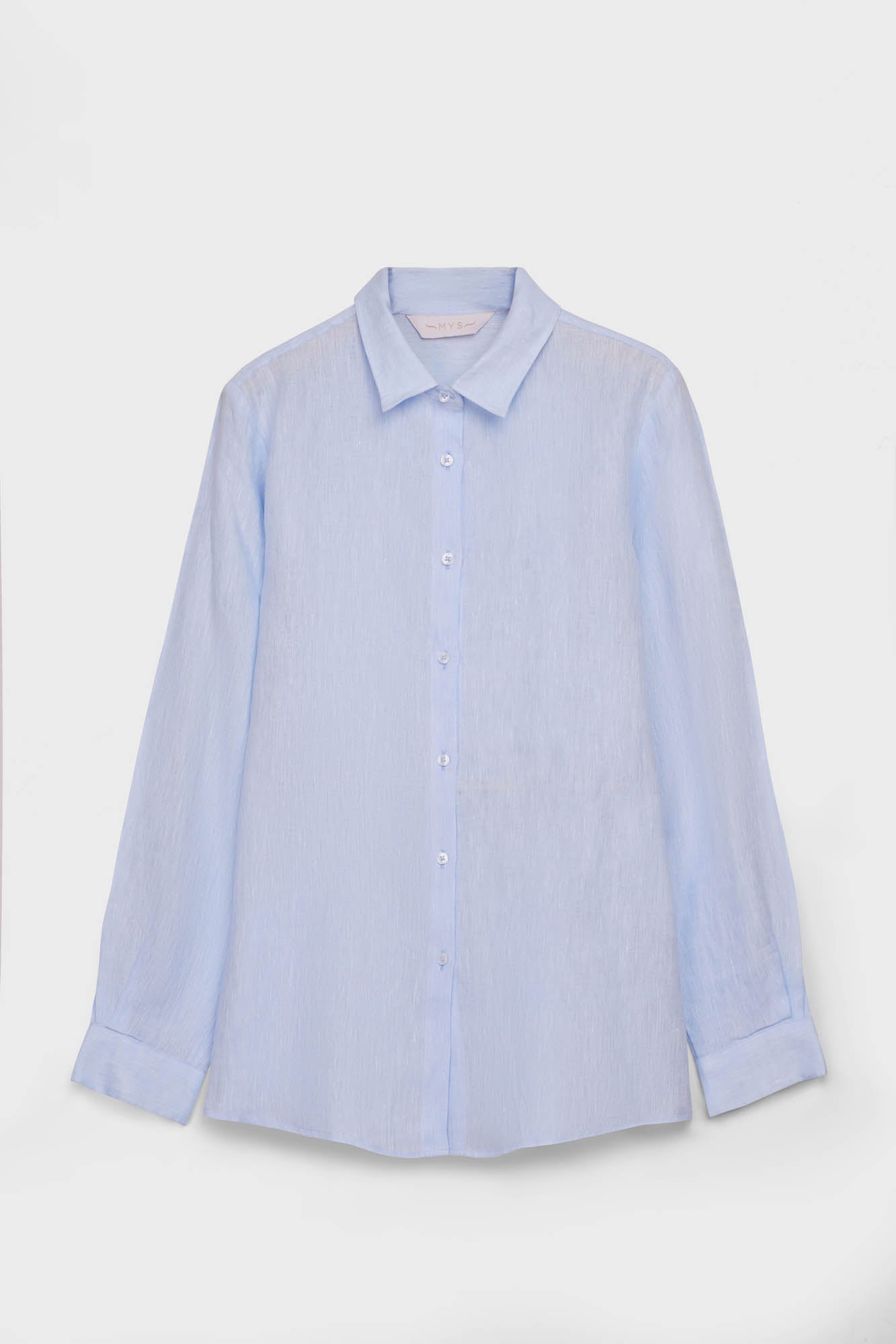 Light Blue Pure Linen Shirt