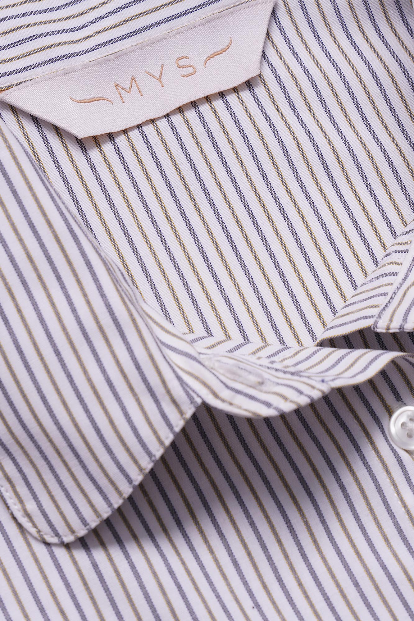 Striped Poplin Puff Sleeve Shirt