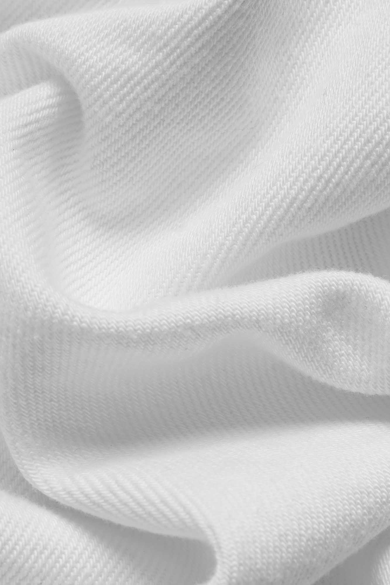 White Gaberdine Overshirt