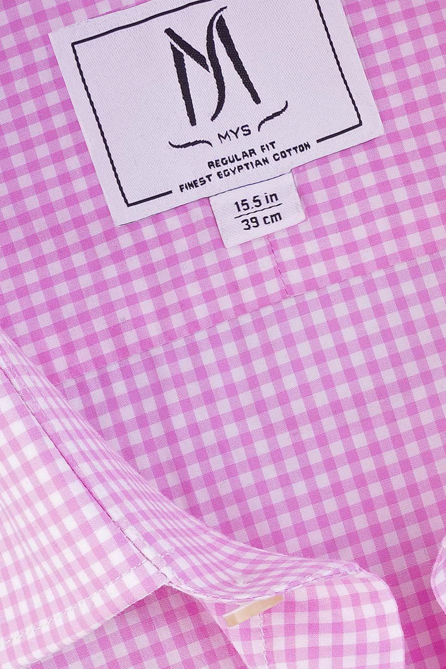 Checkered Poplin Shirt - Regular Fit