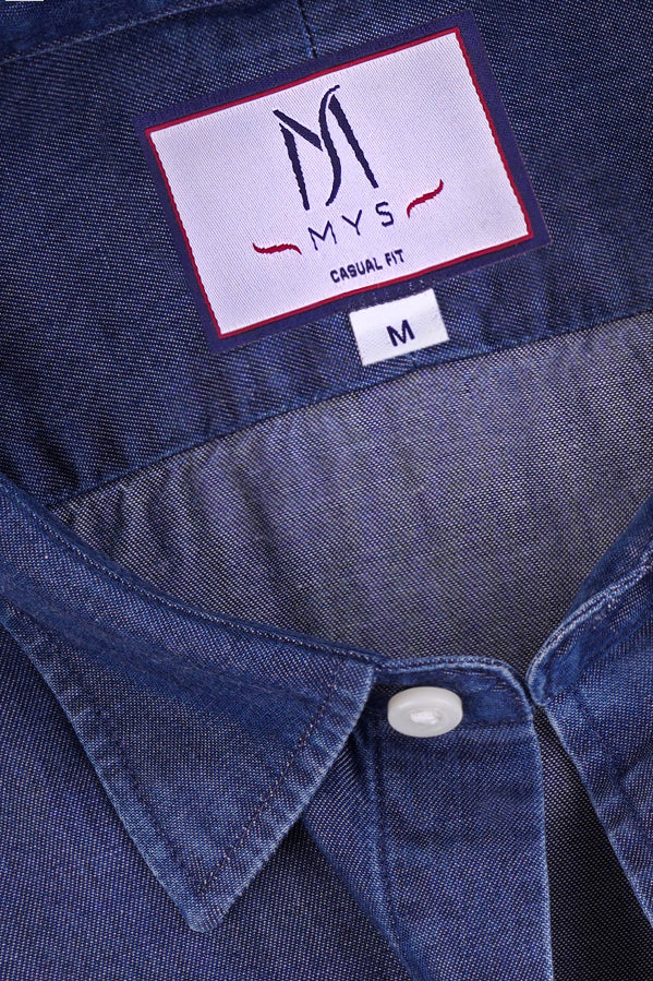 Medium Blue Denim Tencel Shirt
