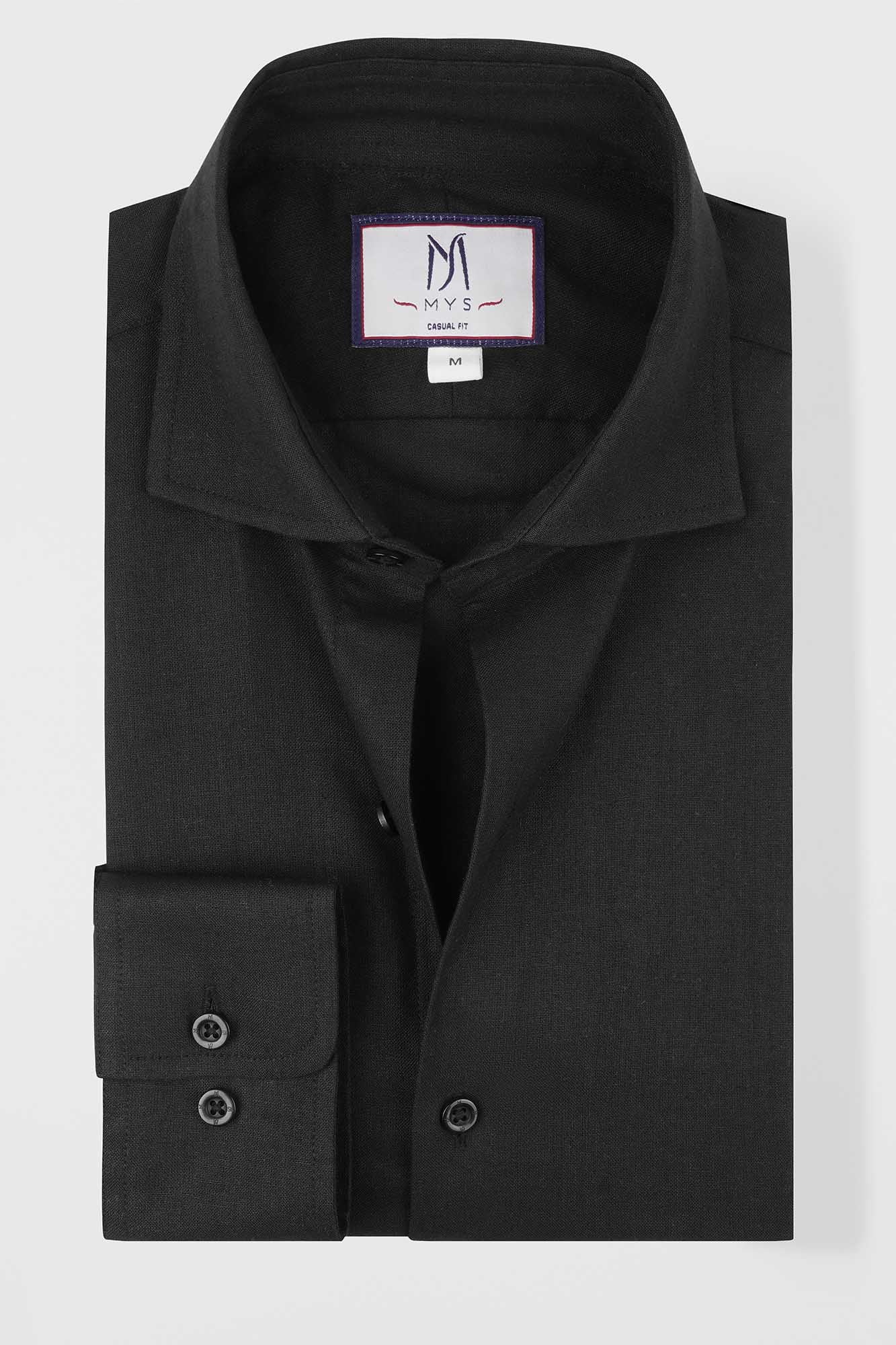 Linen Cotton Cutaway Shirt