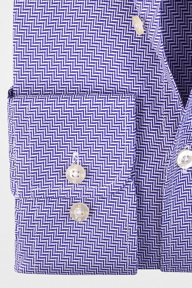 Blue Dobby Shirt - Regular Fit