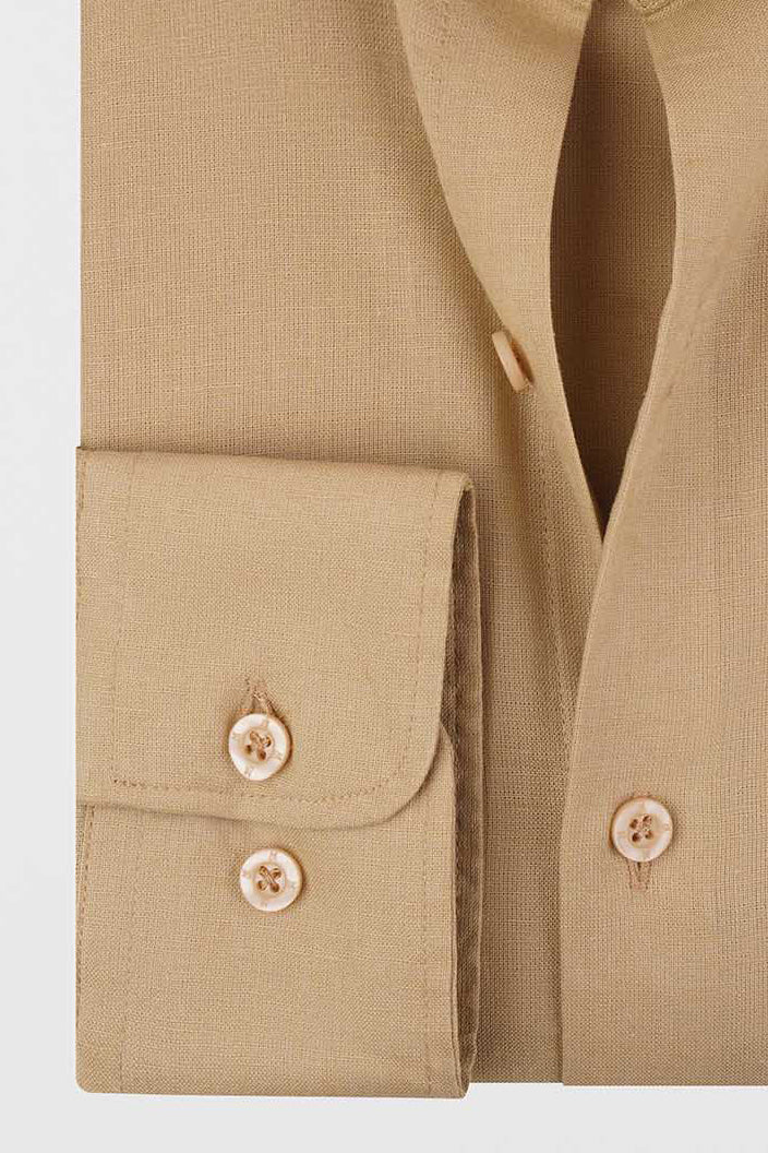 Linen Cotton Cutaway Shirt
