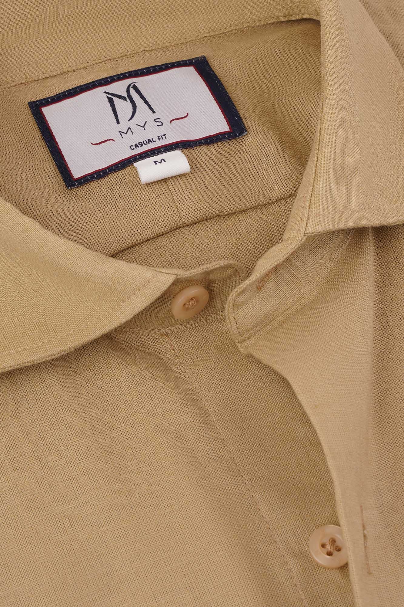 Linen Cotton Cutaway Shirt