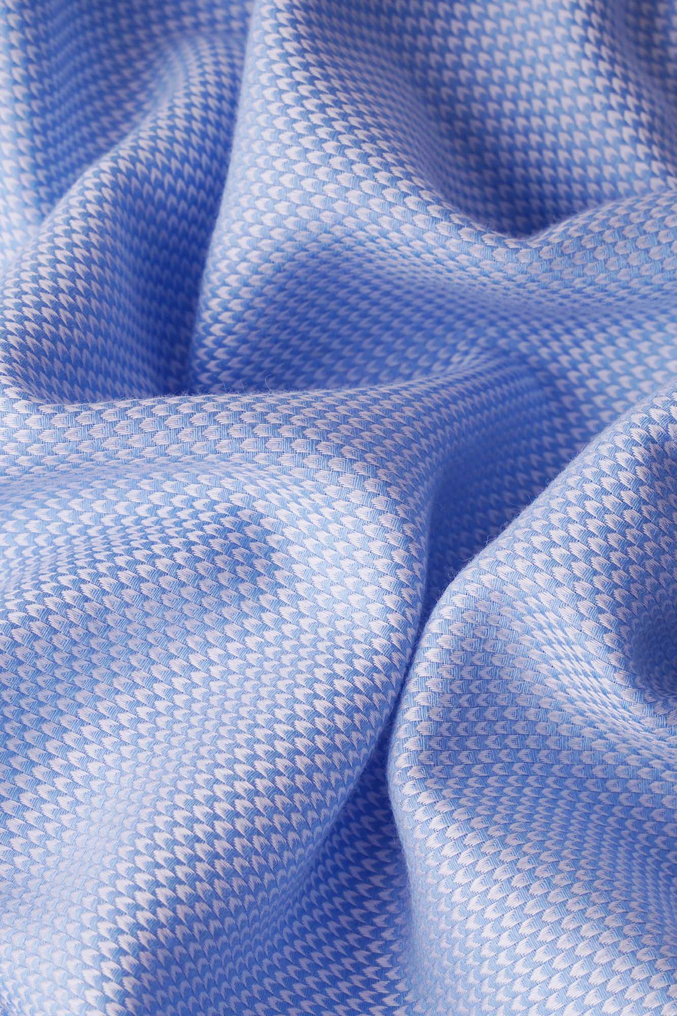 Blue Dobby Shirt - Slim Fit