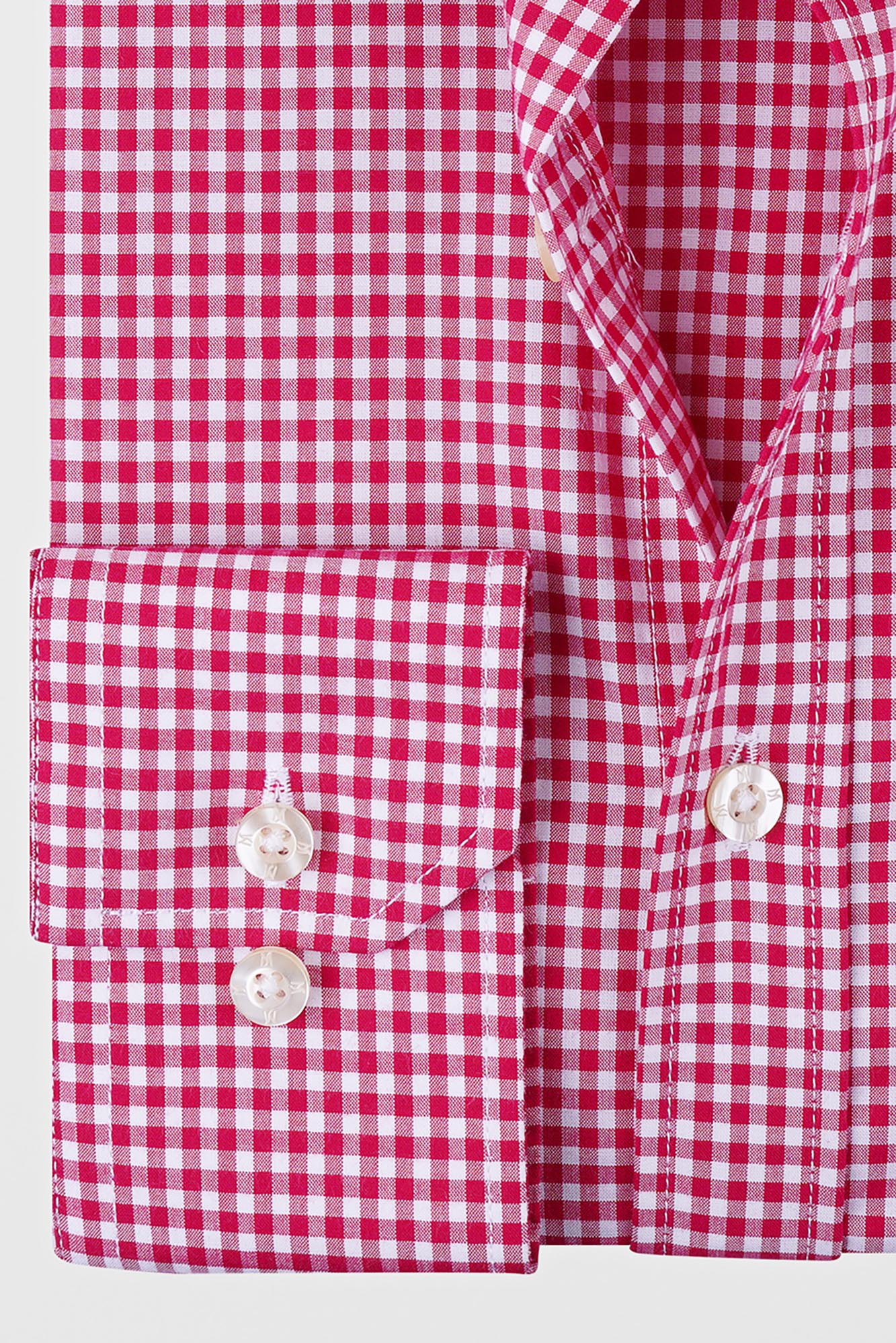 Checkered Poplin Shirt - Regular Fit