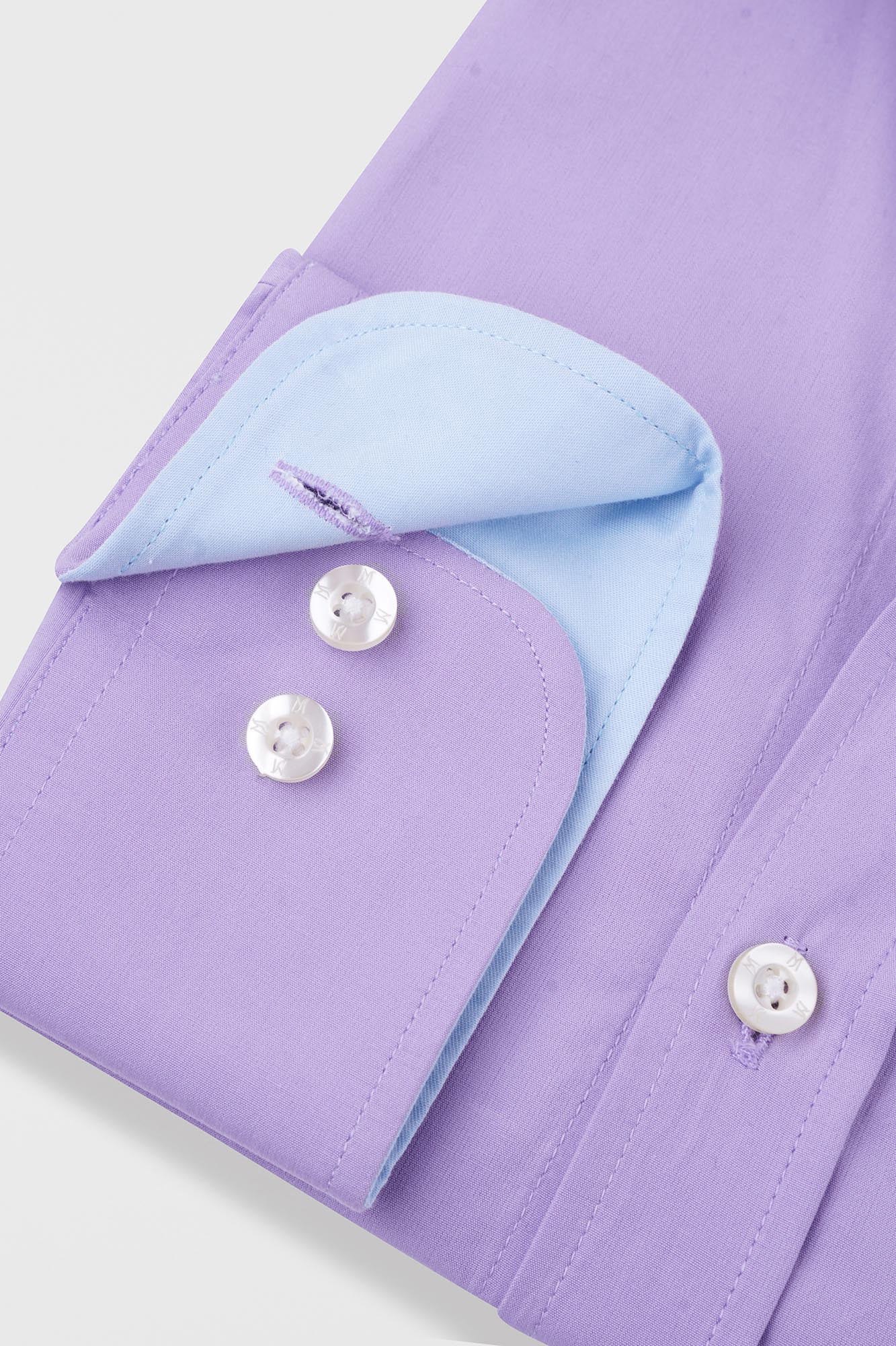 Lilac Poplin Shirt - Regular Fit