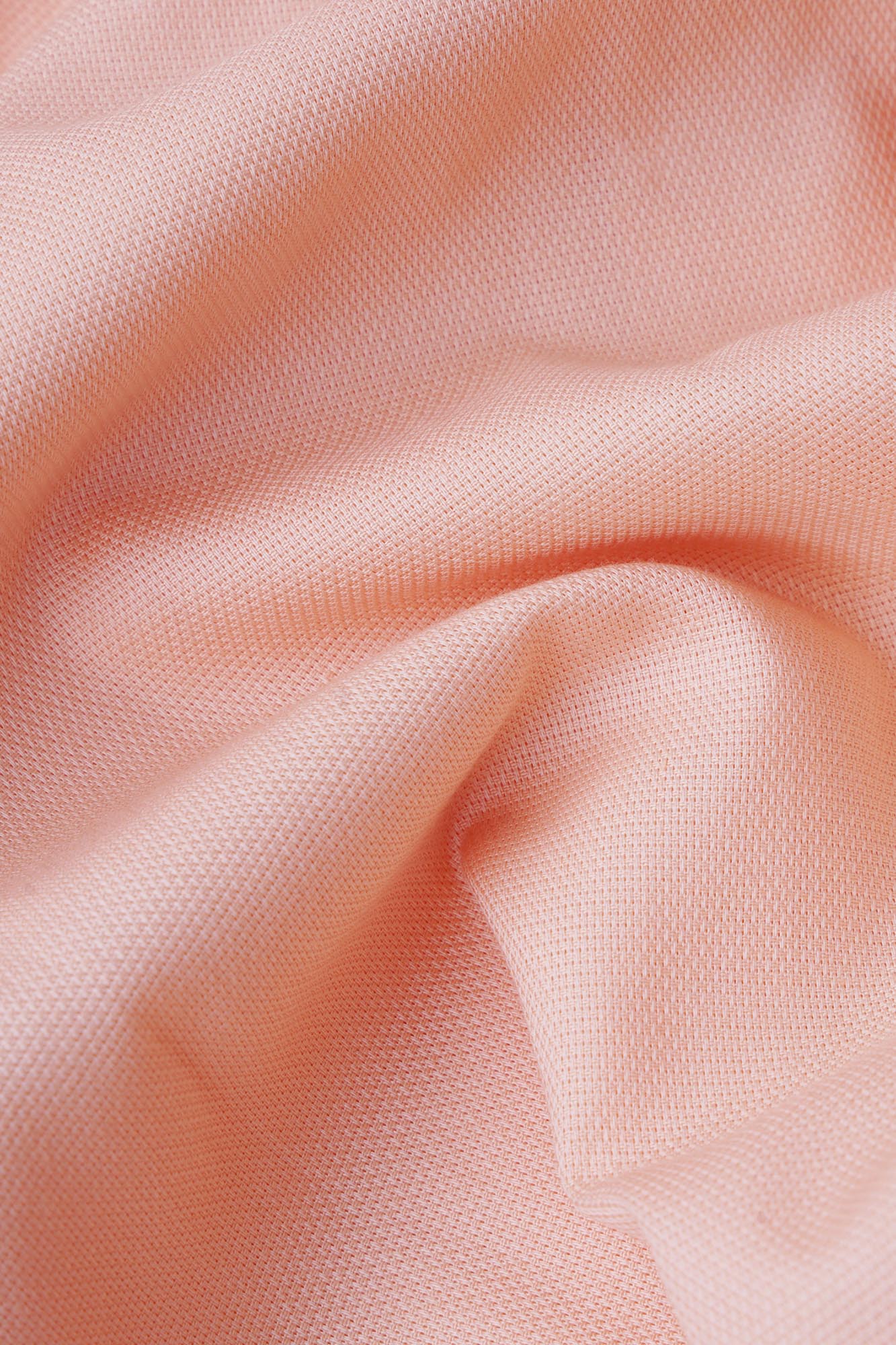 Orange Dobby Shirt - Slim Fit