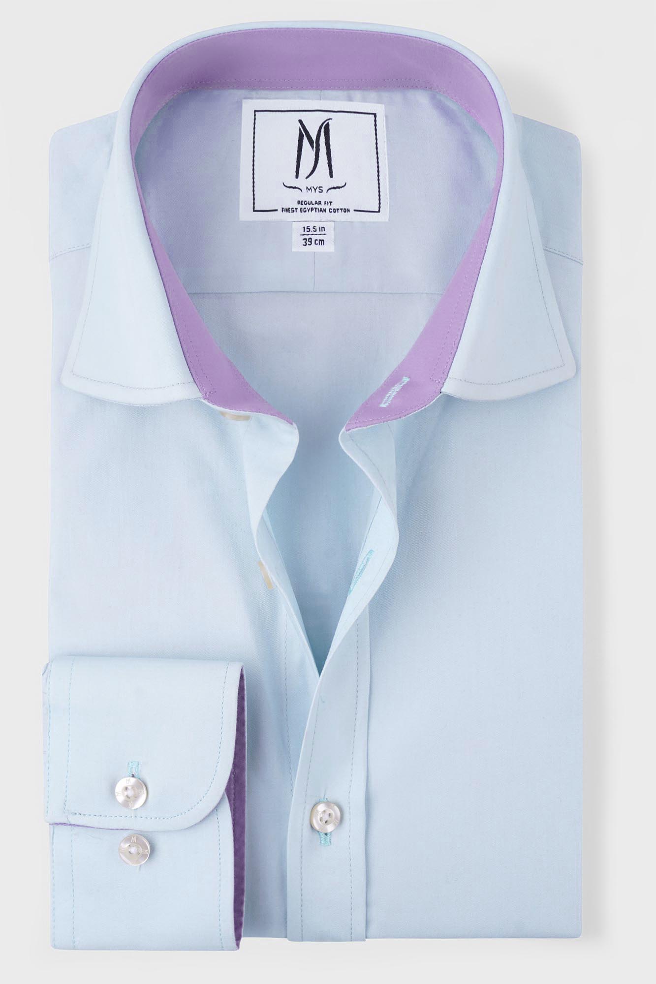 Light Blue Poplin Shirt - Regular Fit