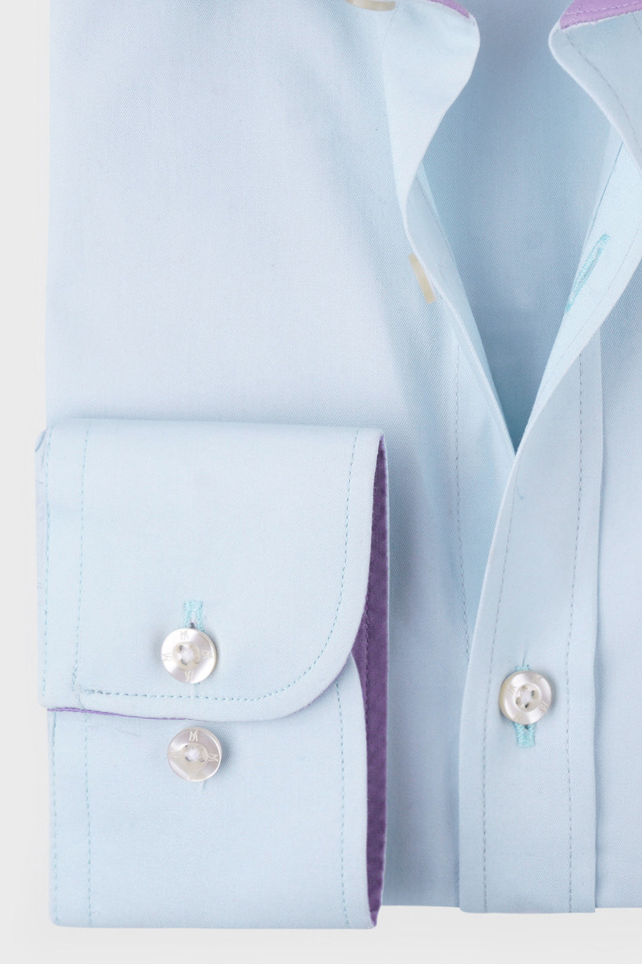 Light Blue Poplin Shirt - Regular Fit