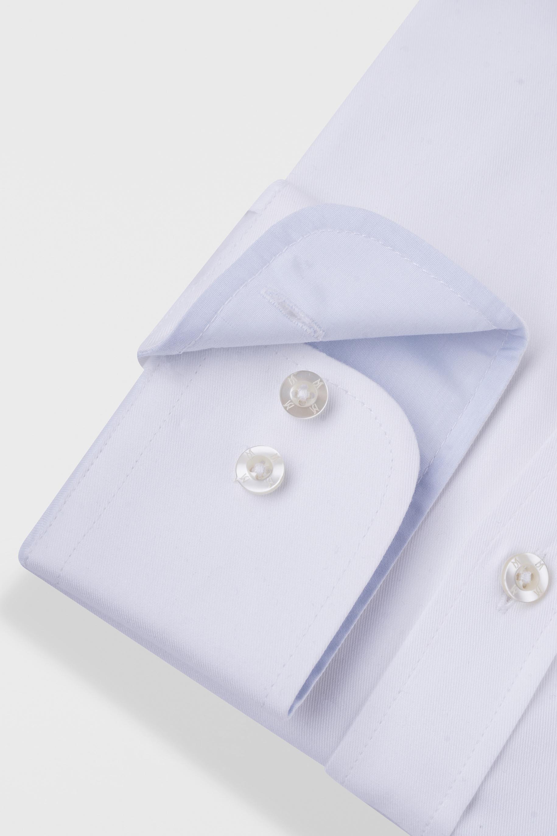White Twill Shirt - Slim Fit