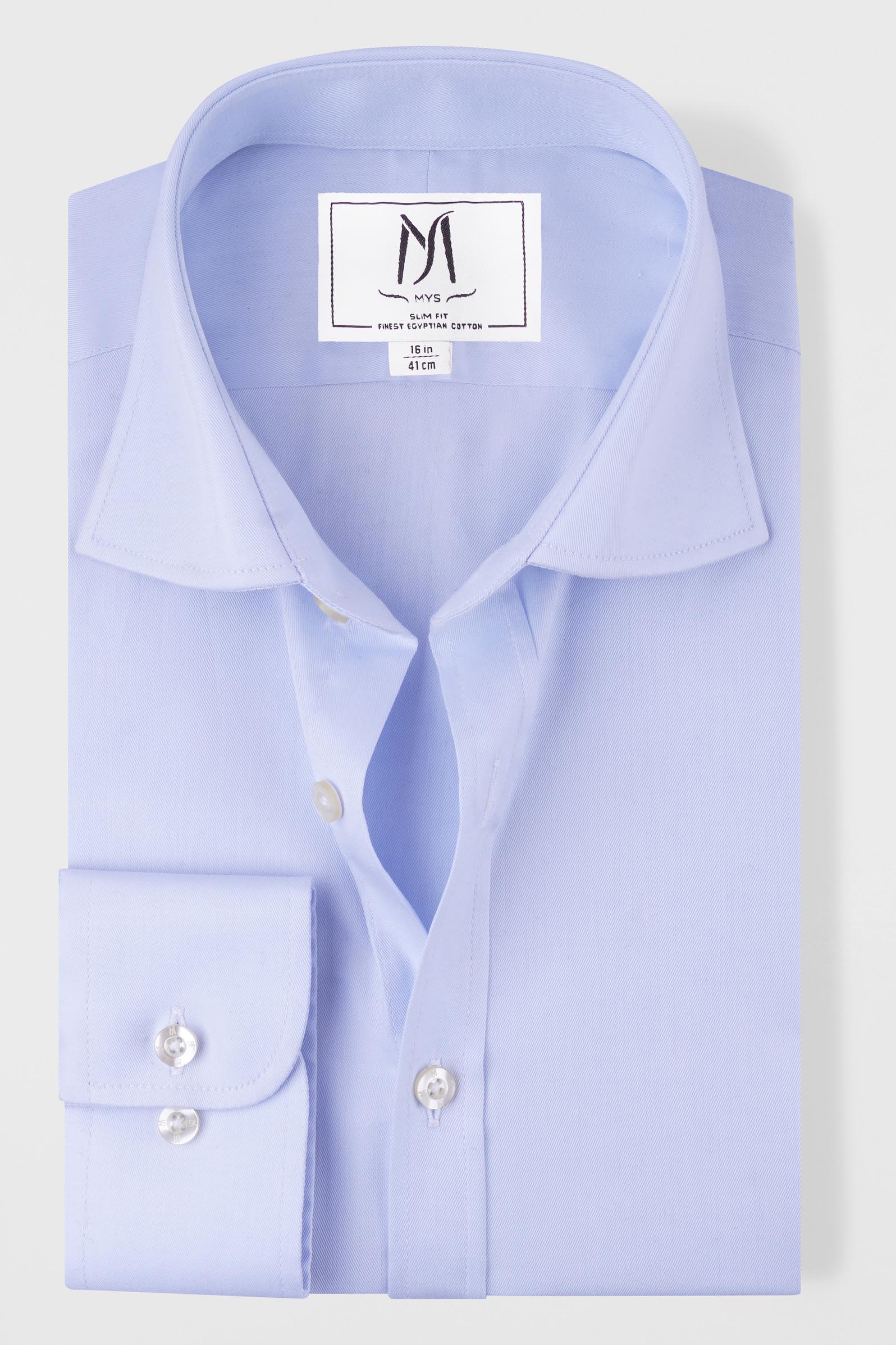 Light Blue Twill Shirt - Slim Fit