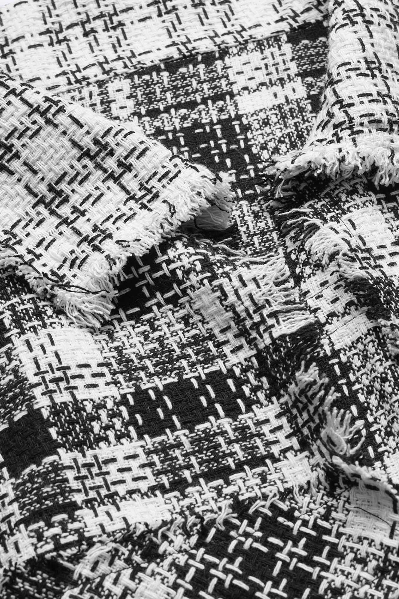 Black & White Contrast Overshirt