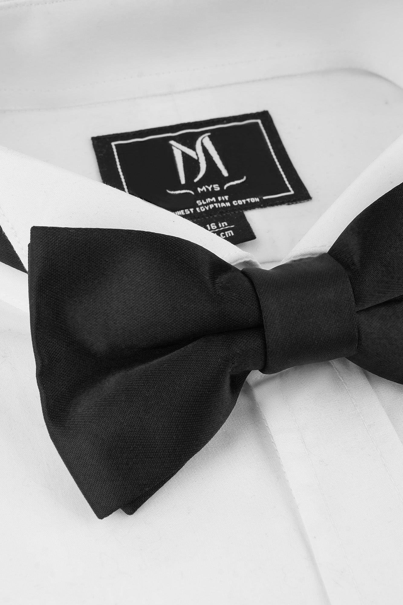 Black Ready Tie Bow Tie - Small