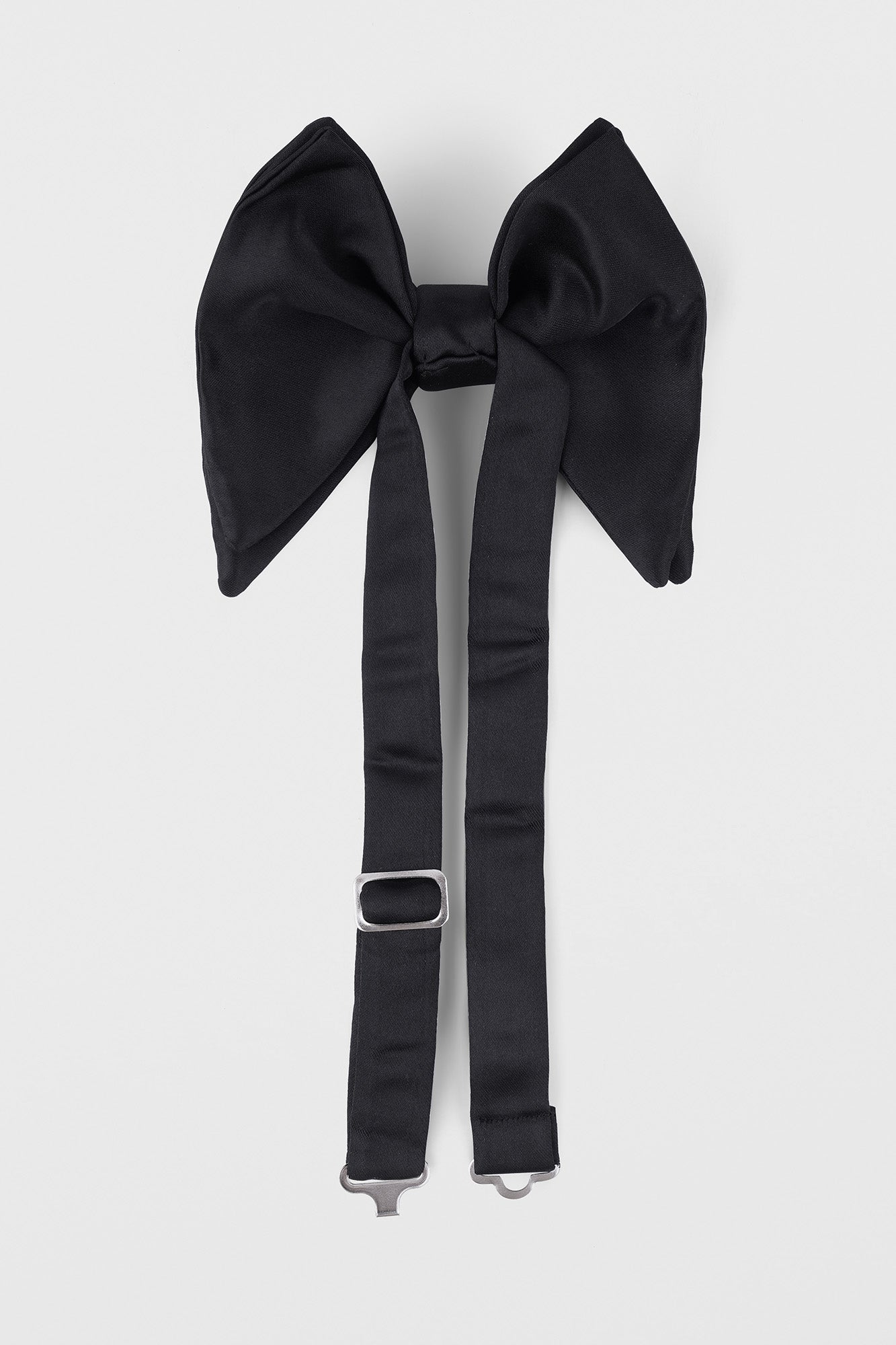 Black Ready Tie Bow Tie - Large