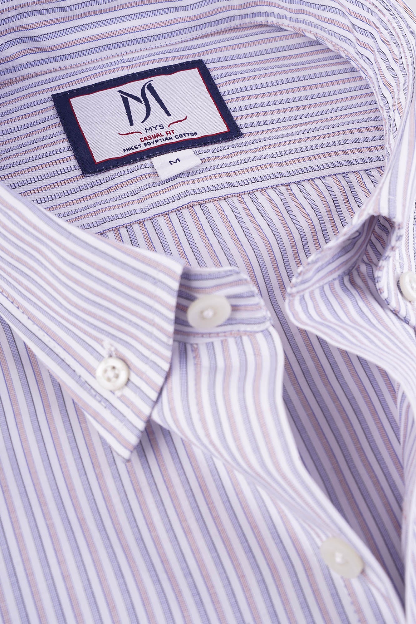 Red Striped Poplin Shirt