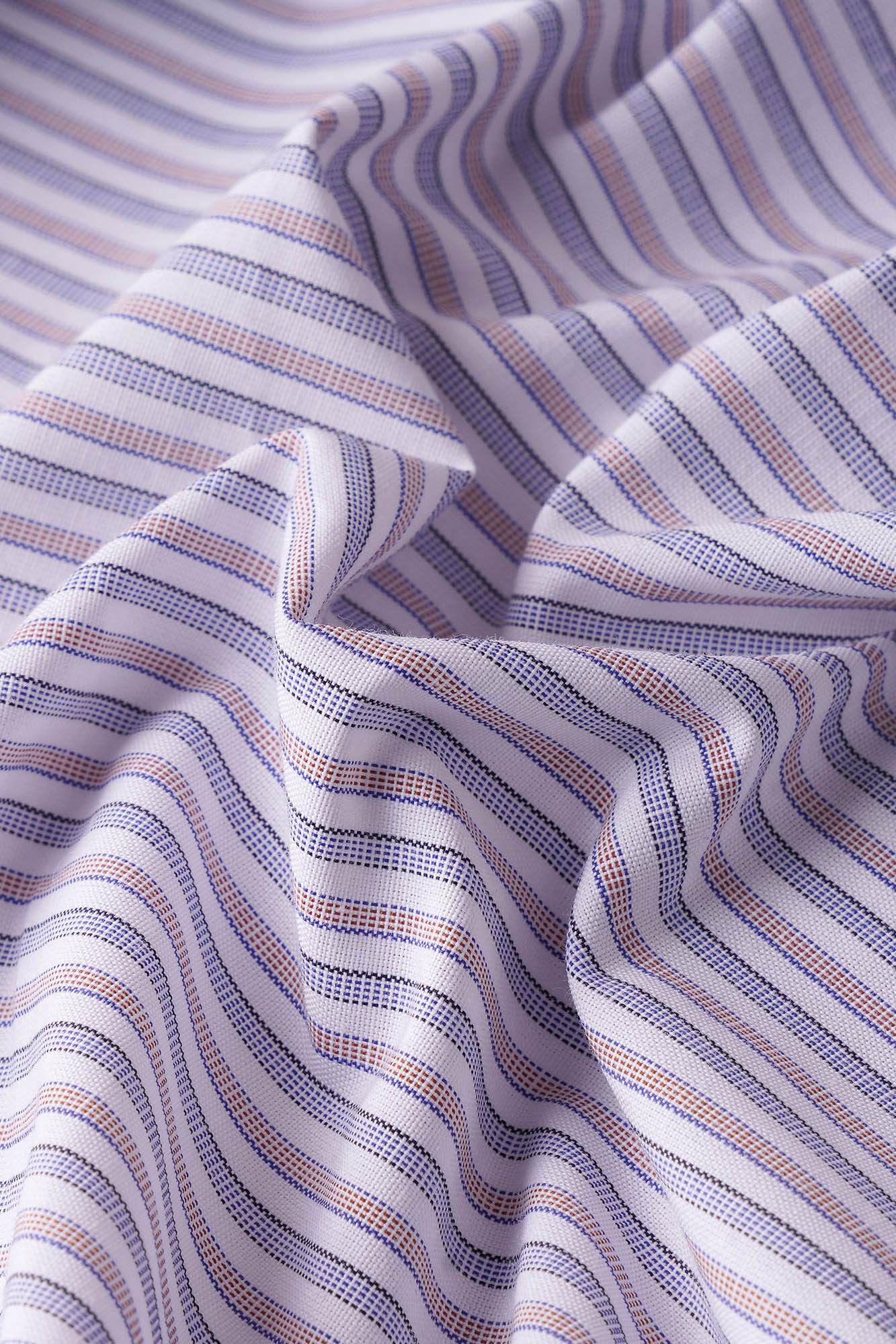 Red Striped Poplin Shirt