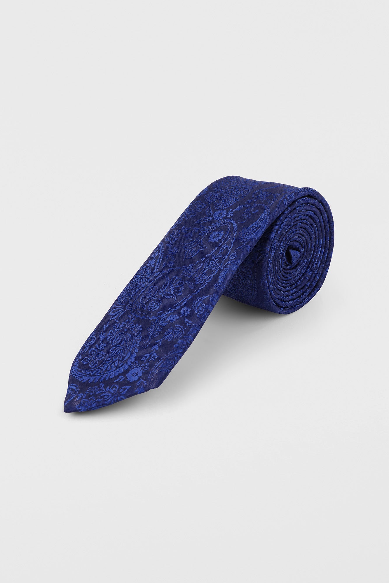 Blue Paisley Tie Set