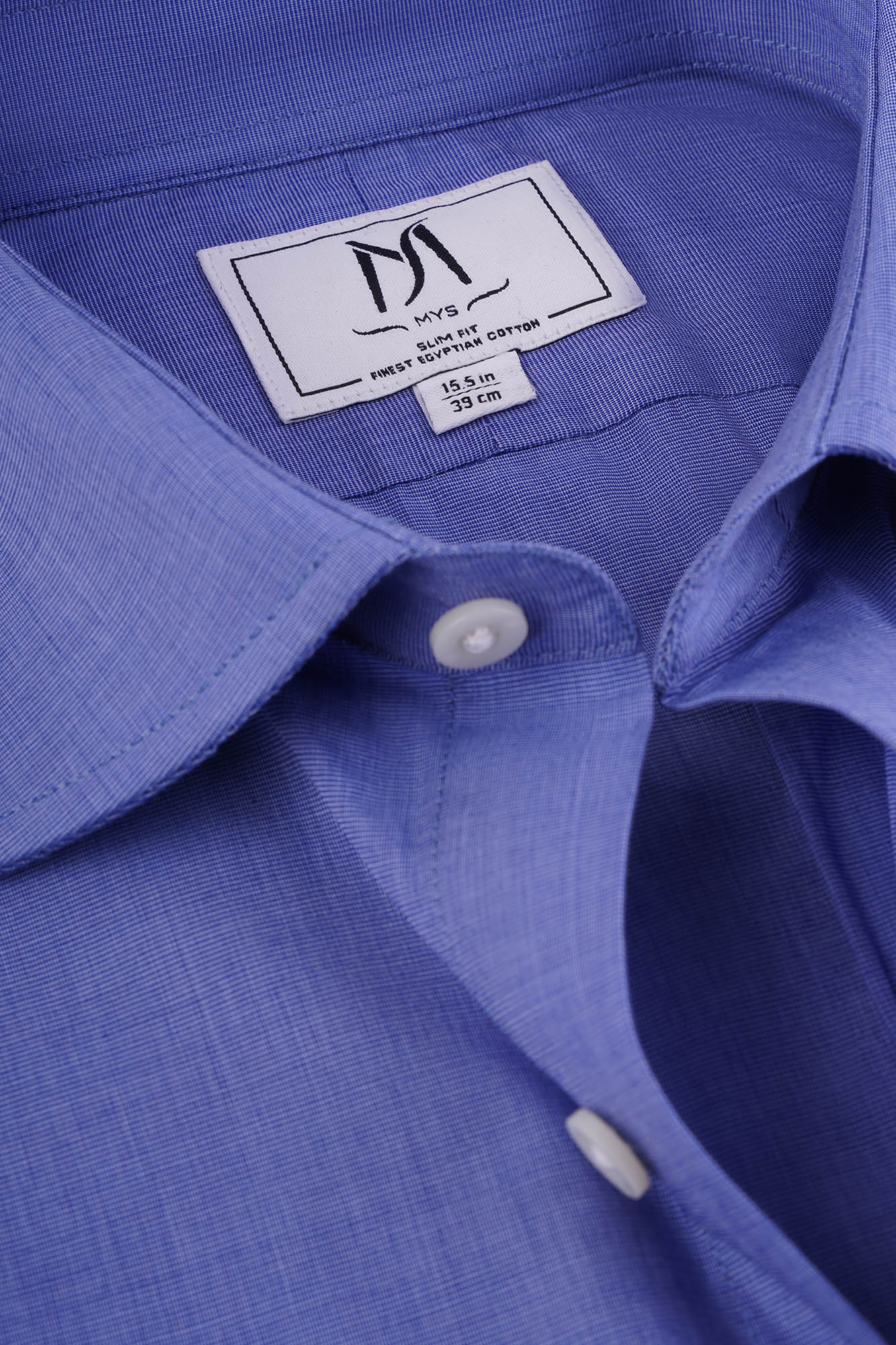 Dark Blue Filafil Shirt - Slim Fit