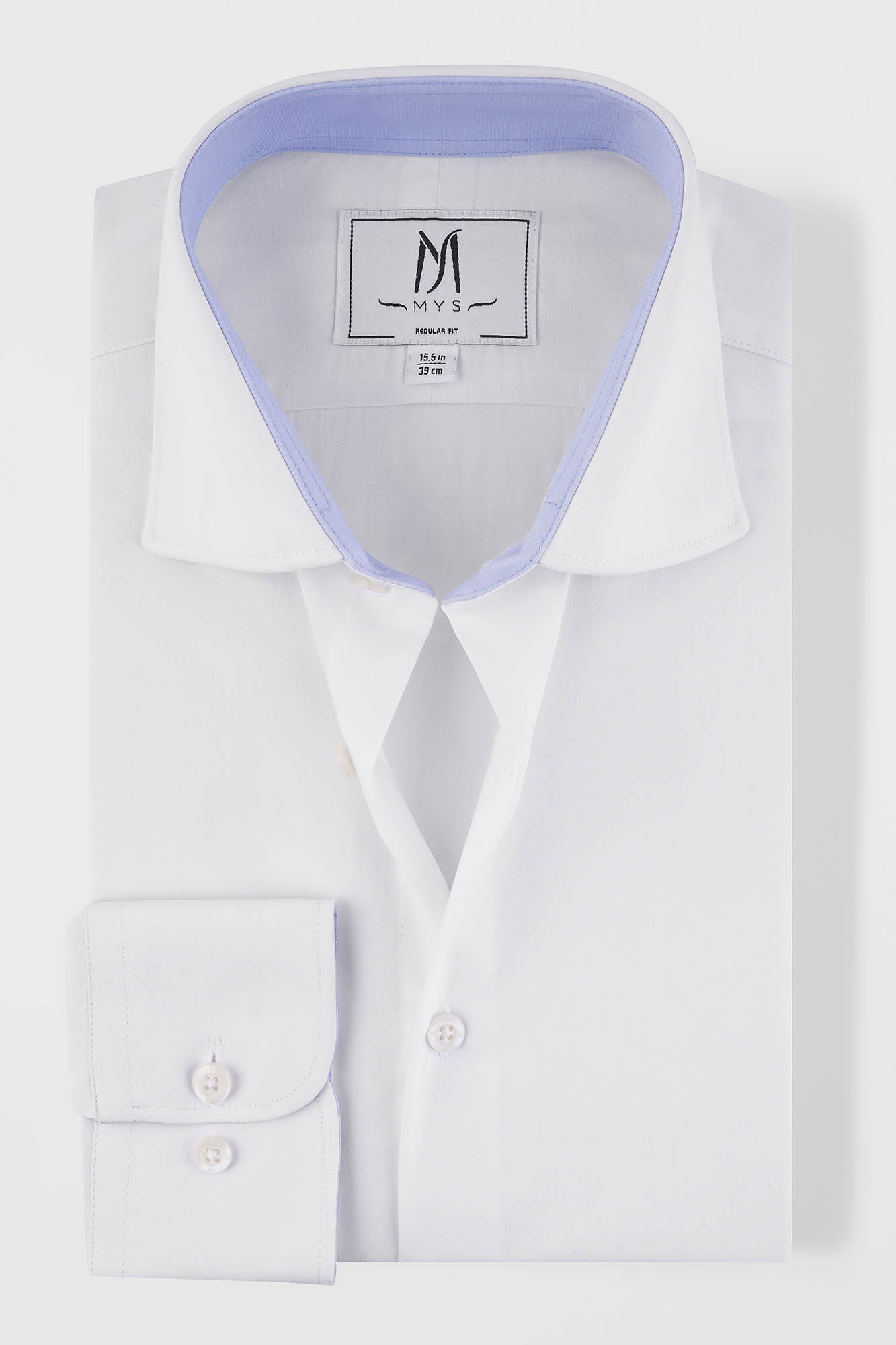 White Poplin Shirt - Regular Fit