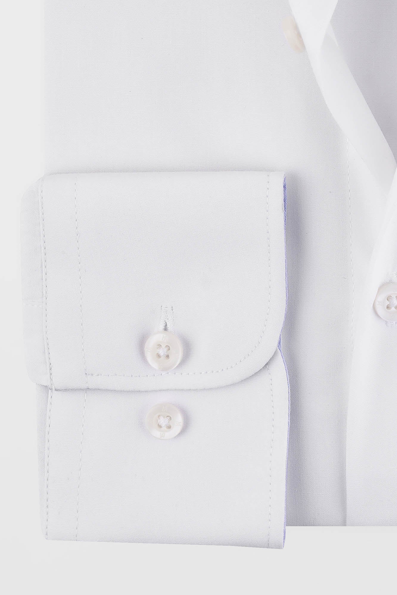 White Poplin Shirt - Regular Fit