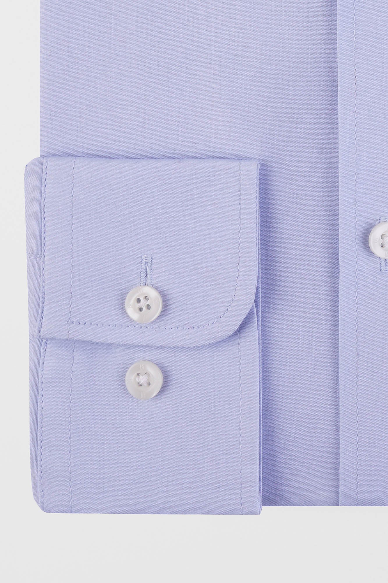 Light Blue Poplin Shirt - Slim Fit