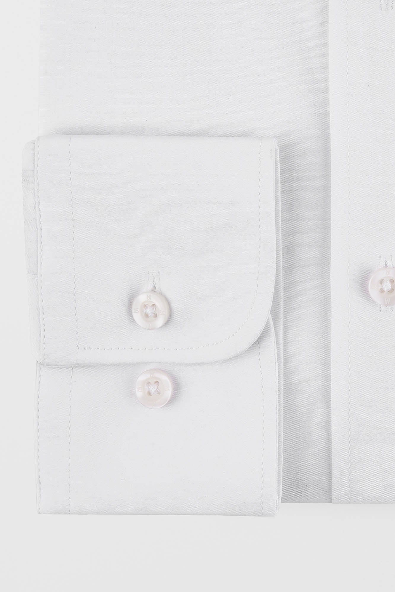 White Poplin Shirt - Regular Fit