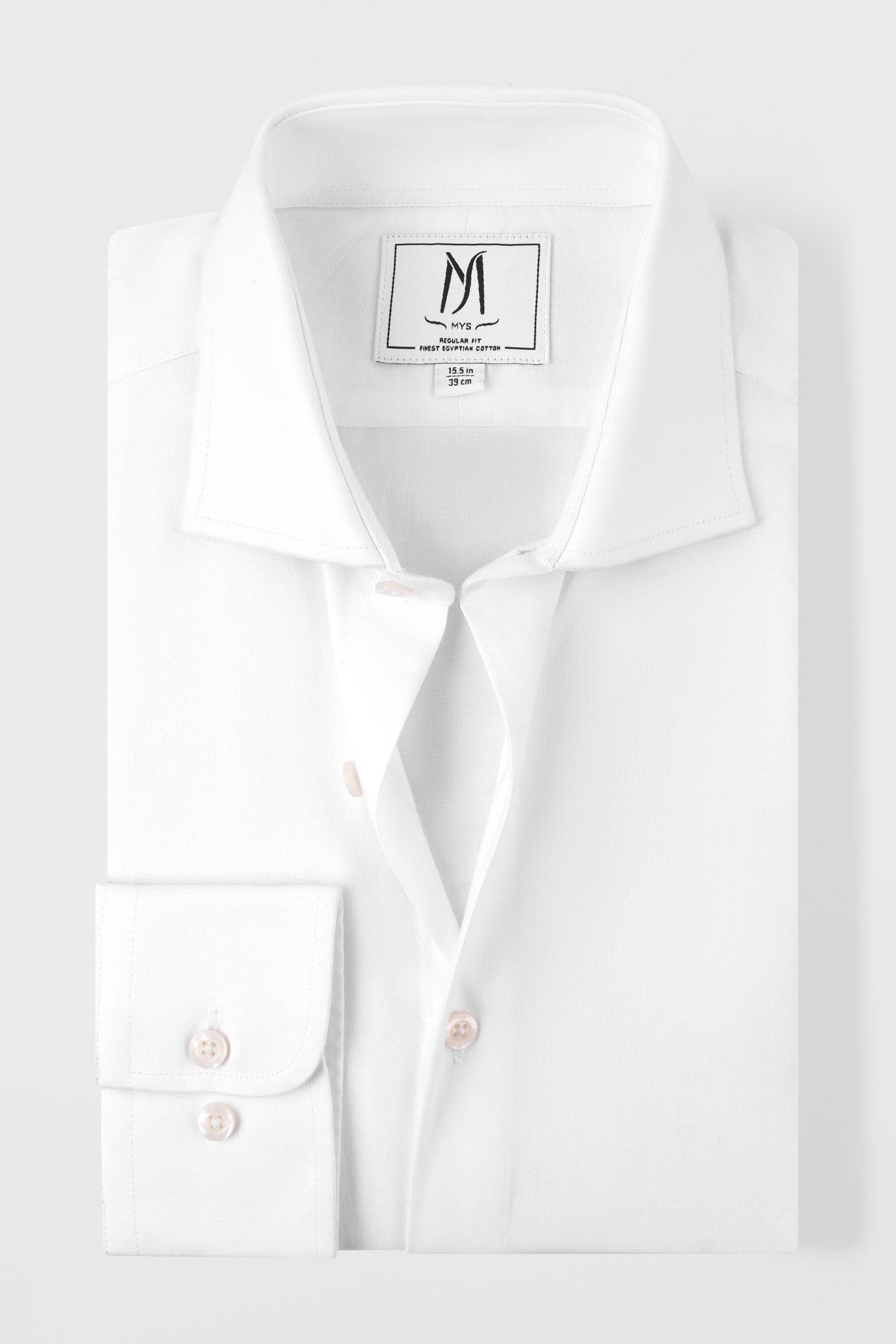 White Oxford Cutaway Shirt - Regular Fit