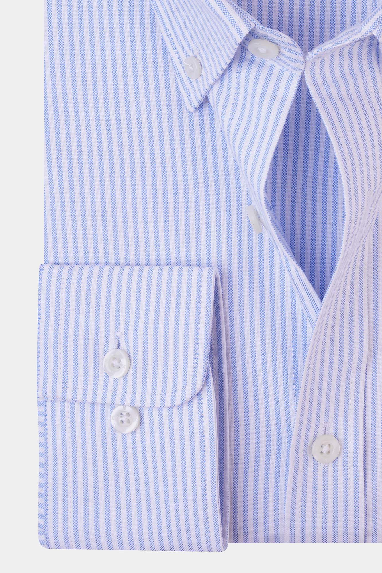 Striped Oxford Button-Down Shirt
