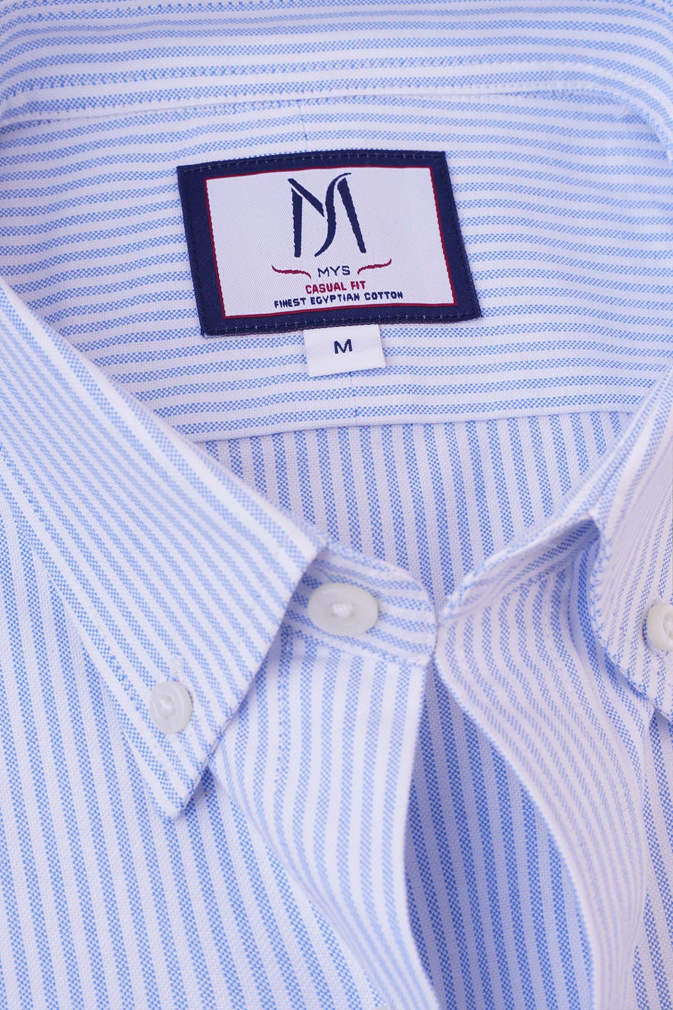 Striped Oxford Button-Down Shirt