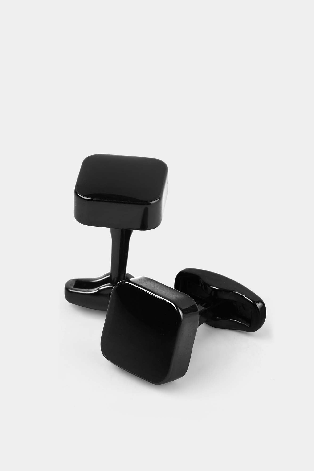 Black Square Cufflinks