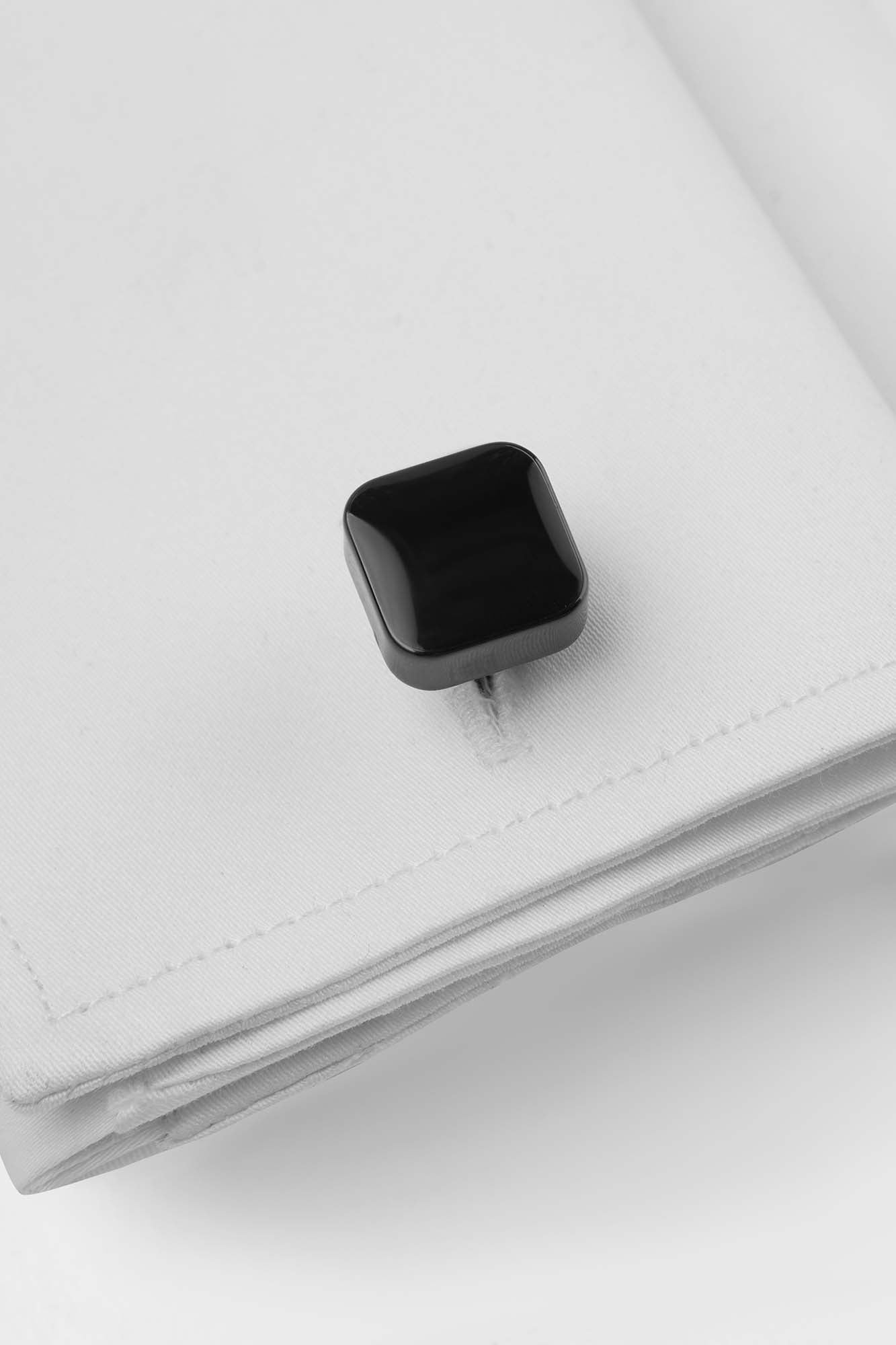 Black Square Cufflinks