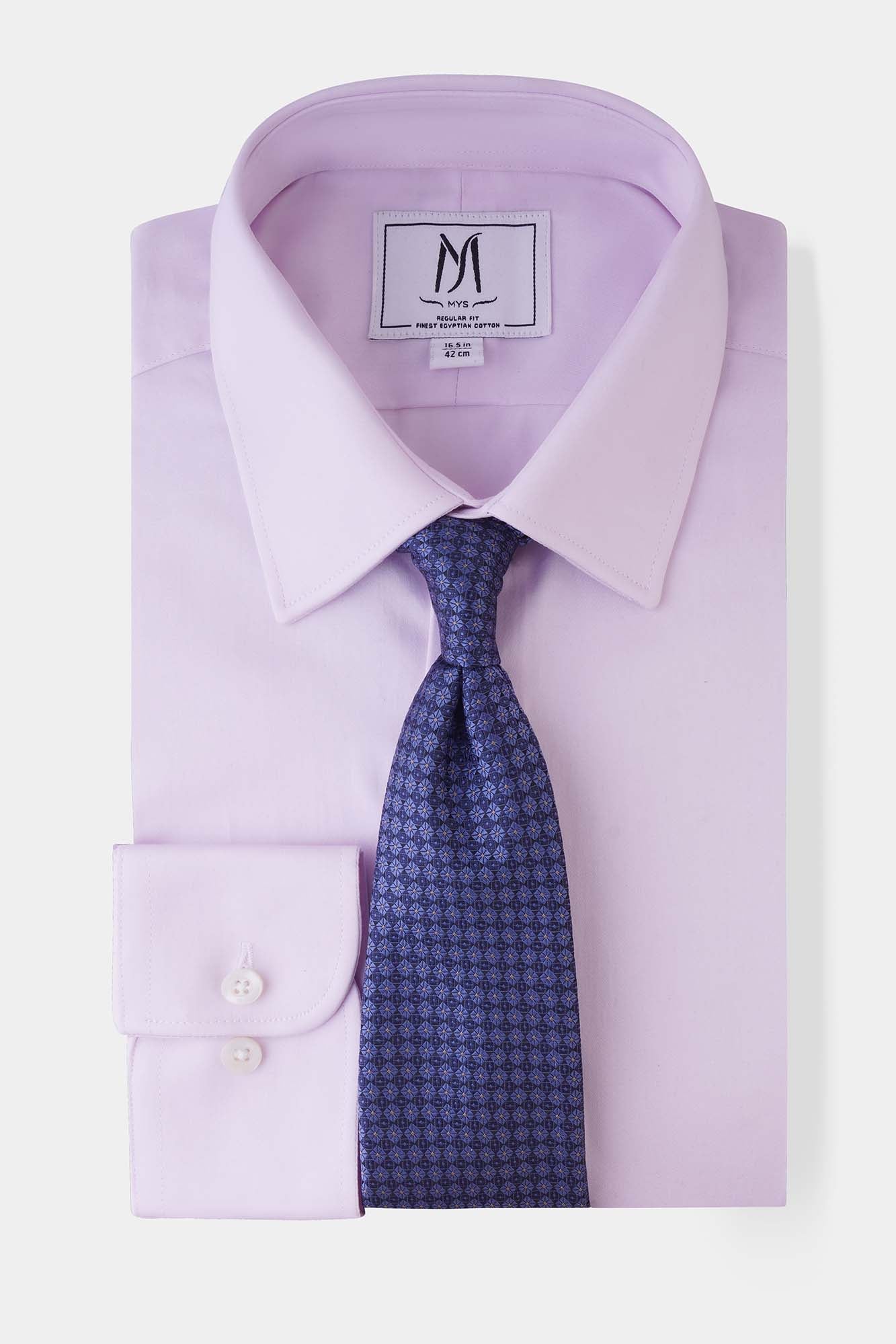 Blue Geometric Tie