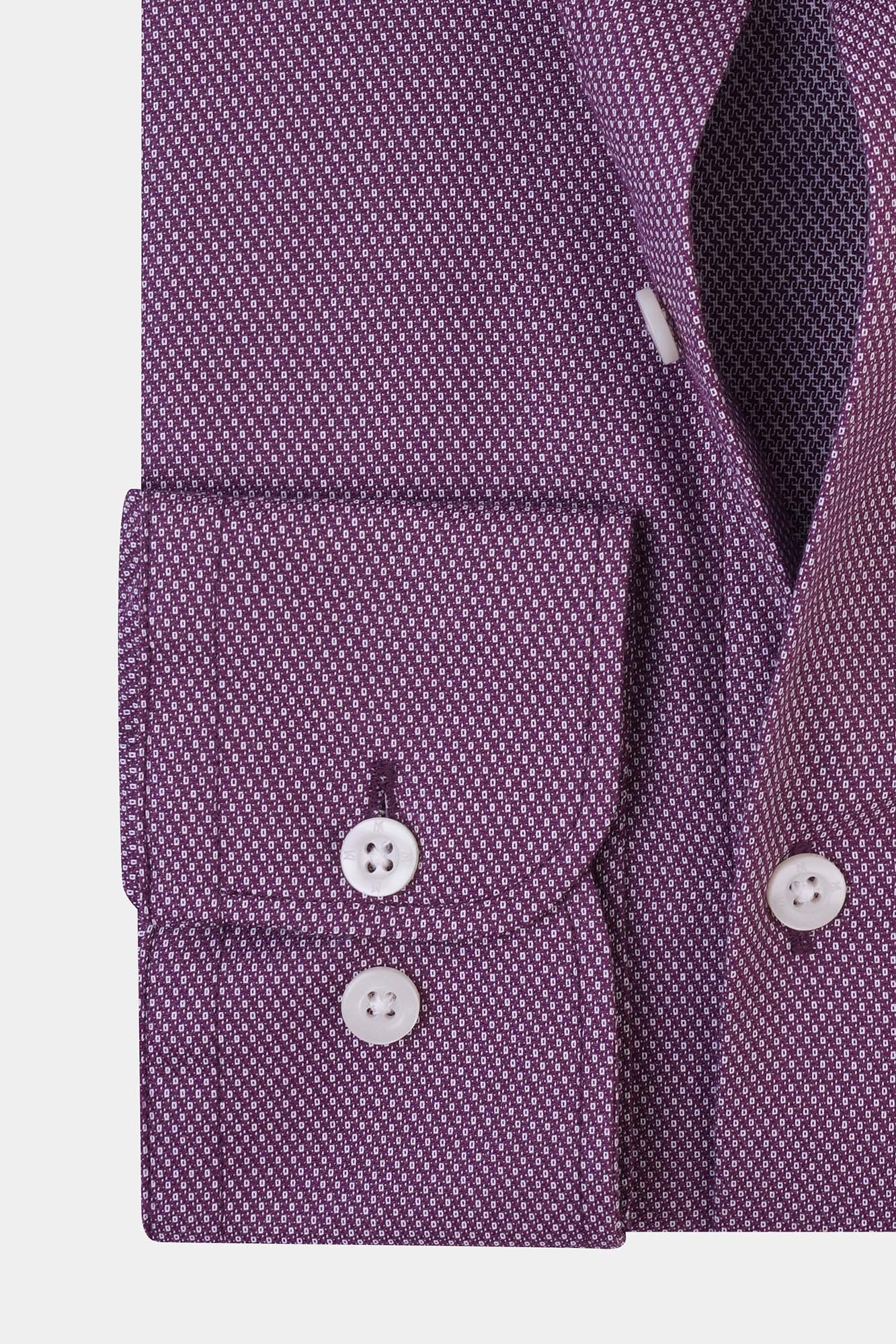 Burgundy Dobby Shirt - Regular Fit