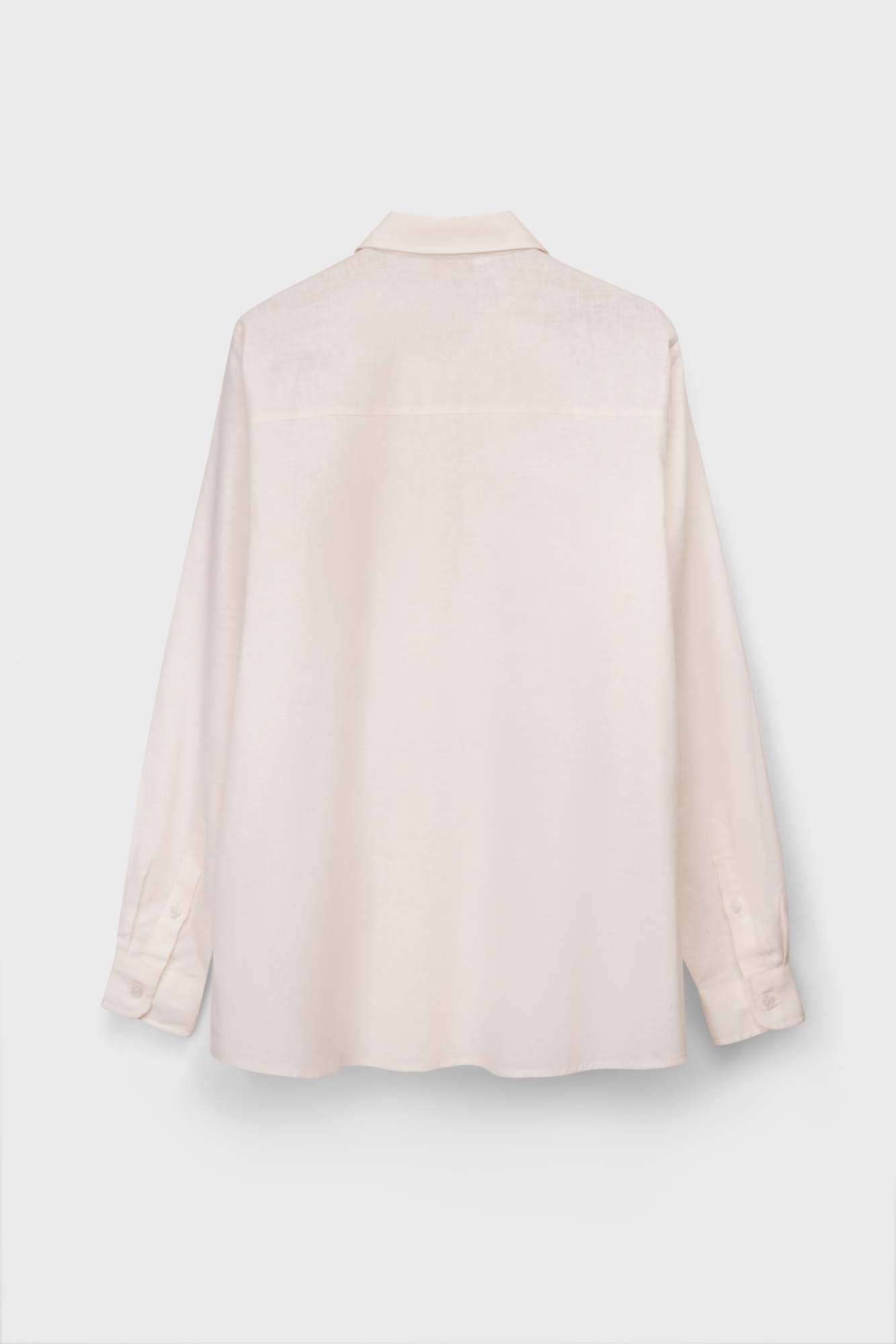 Off-White Linen Cotton Shirt
