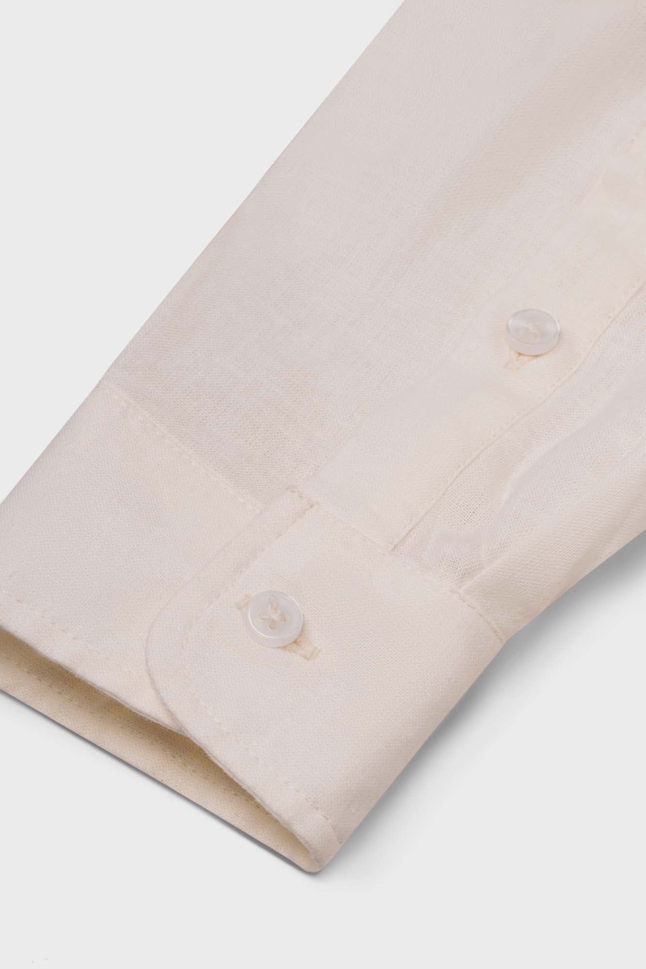 Off-White Linen Cotton Shirt