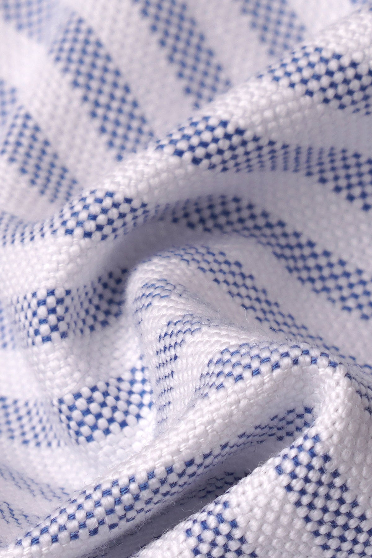 Blue Striped Oxford Button-Down Shirt