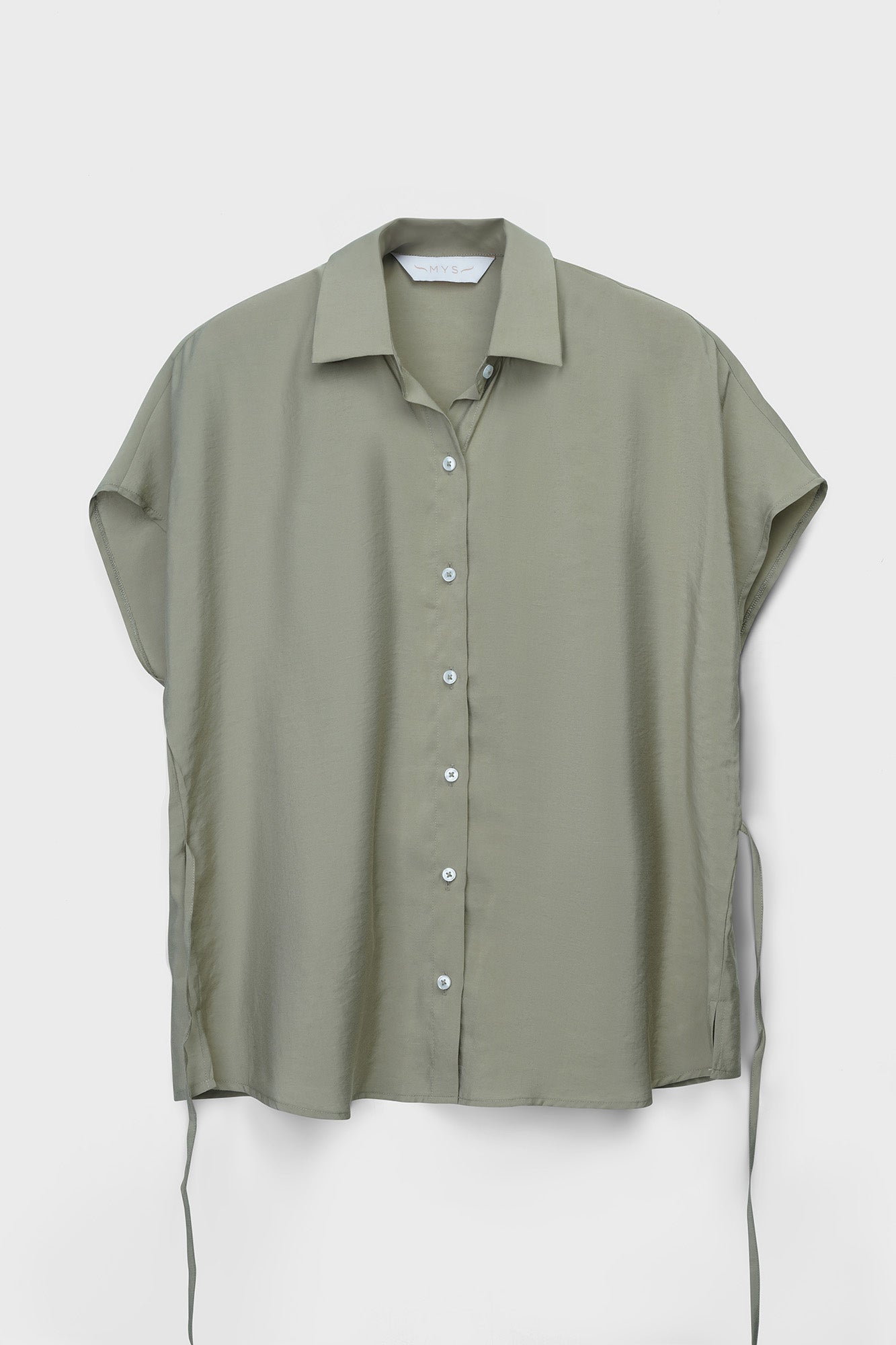 Light Khaki Modal Sleeveless Shirt