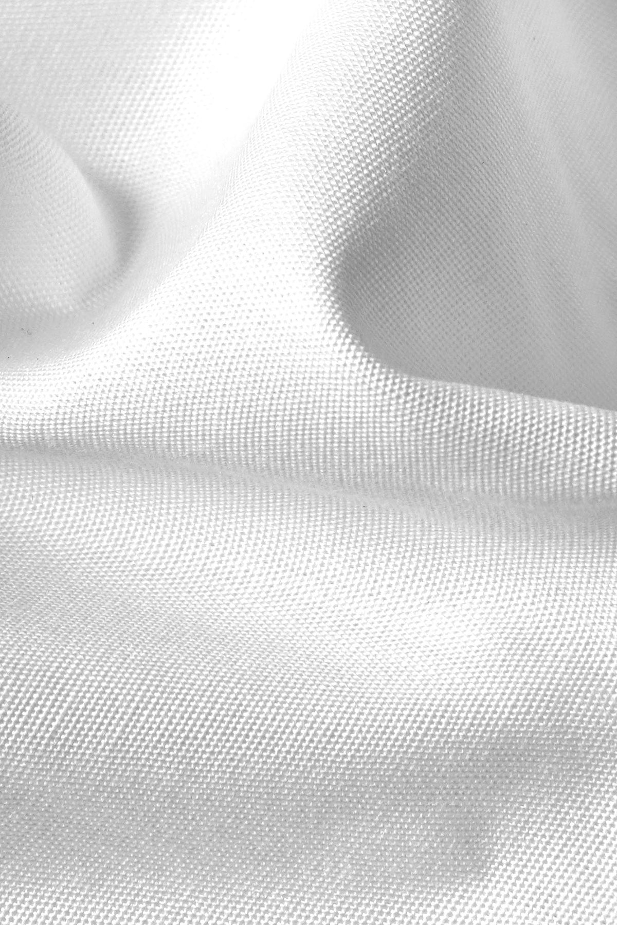 White Poplin Double Cuff Shirt - Regular Fit