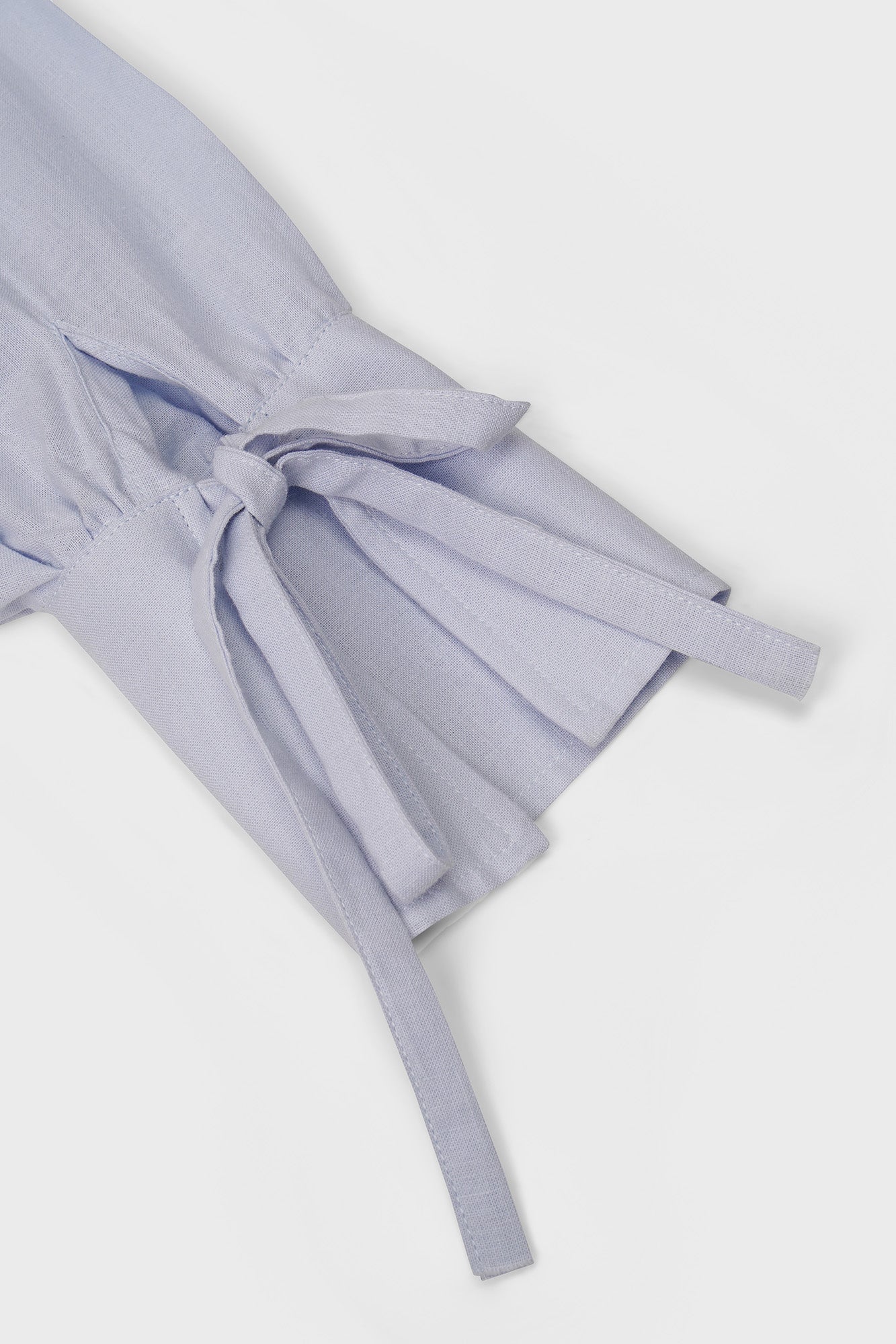 Light Blue Linen Cotton Oversized Shirt