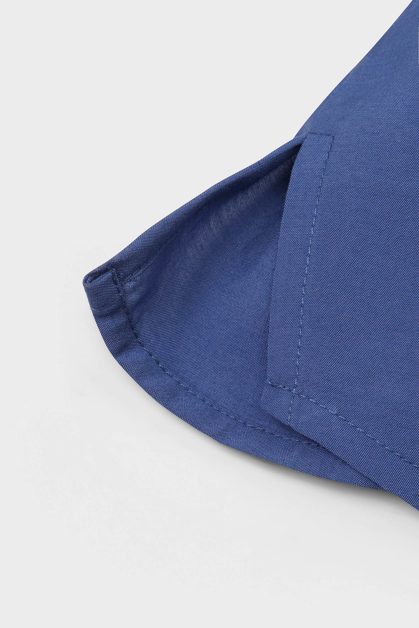 Blue Modal Sleeveless Shirt