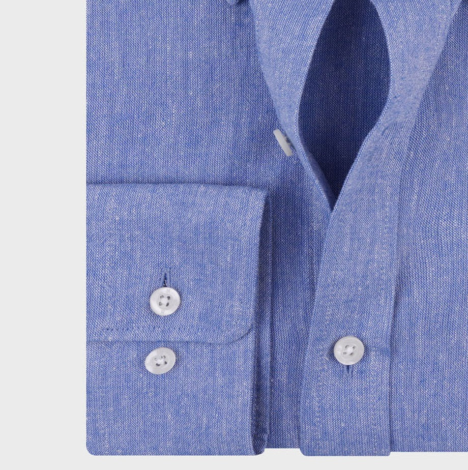 Button-Down Cotton Linen Shirt
