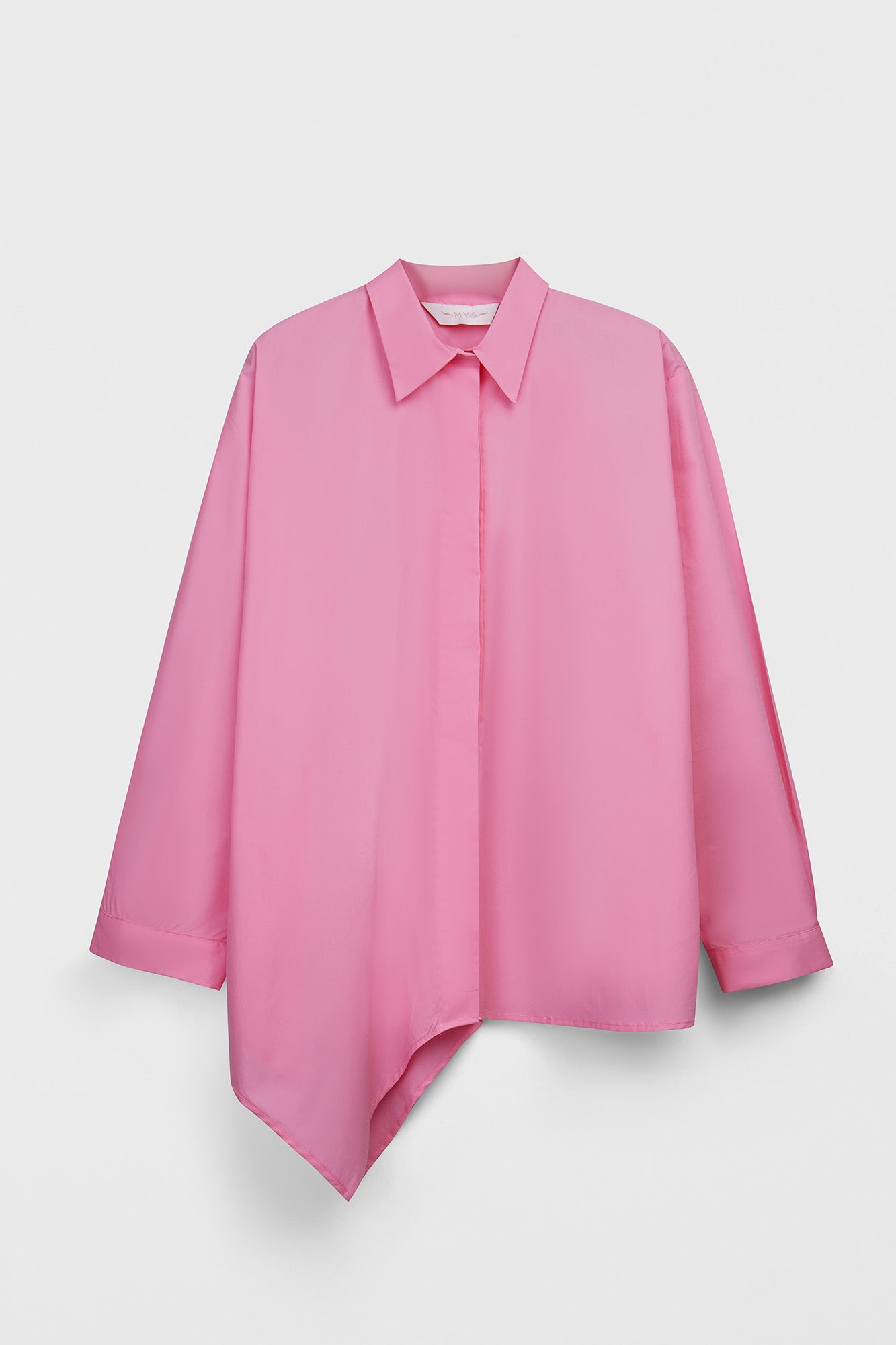 Pink Asymmetric Shirt