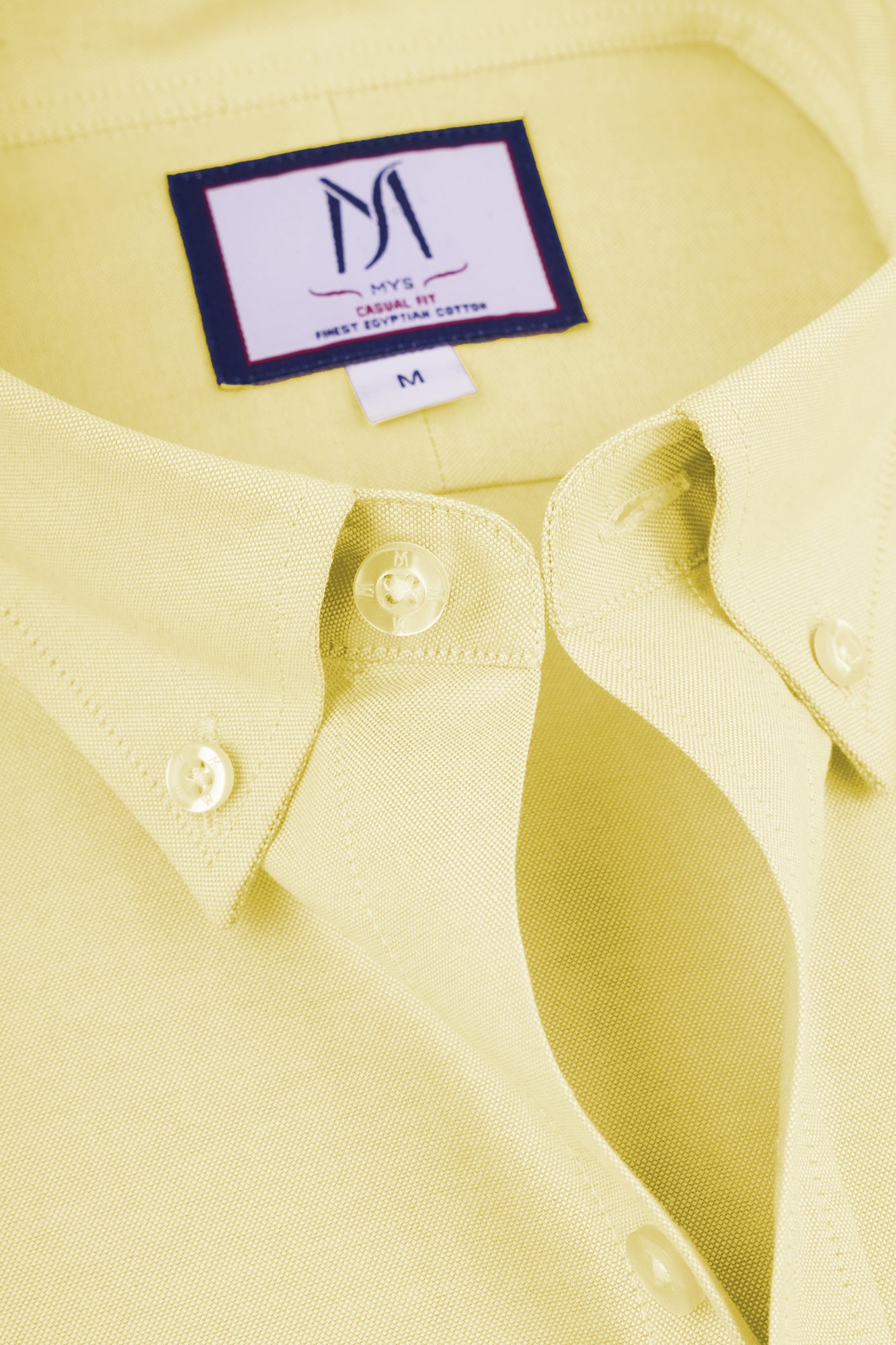Button-Down Oxford Shirt Yellow
